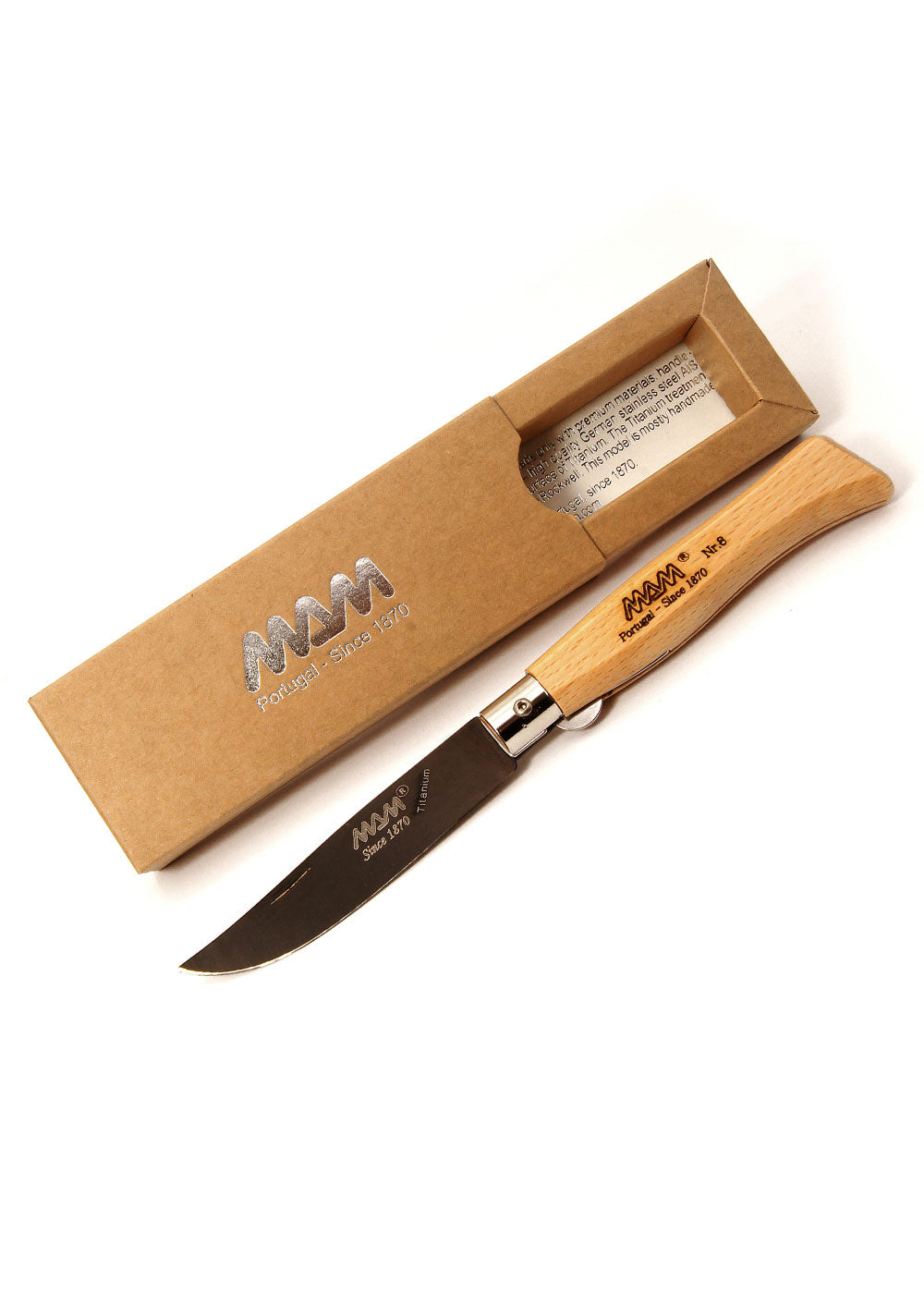 Imagen única de: Navaja Douro Con Hoja De Titanio Negro.