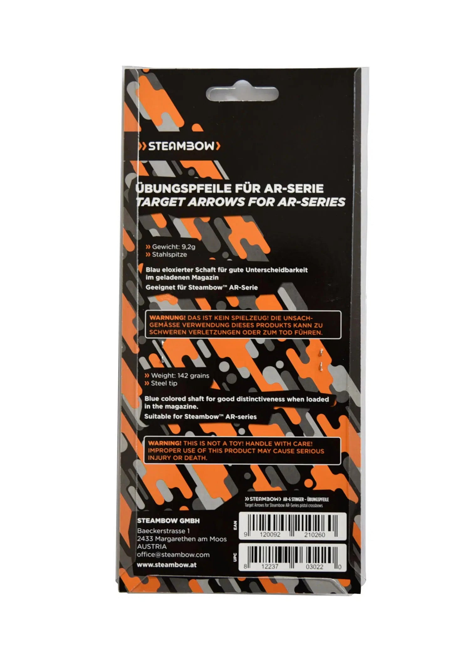 Imagen única de: Flechas Steambow Para Pistola De Ballesta De Repetición Stinger/viper, 16,5 Cm, Paquete De 10