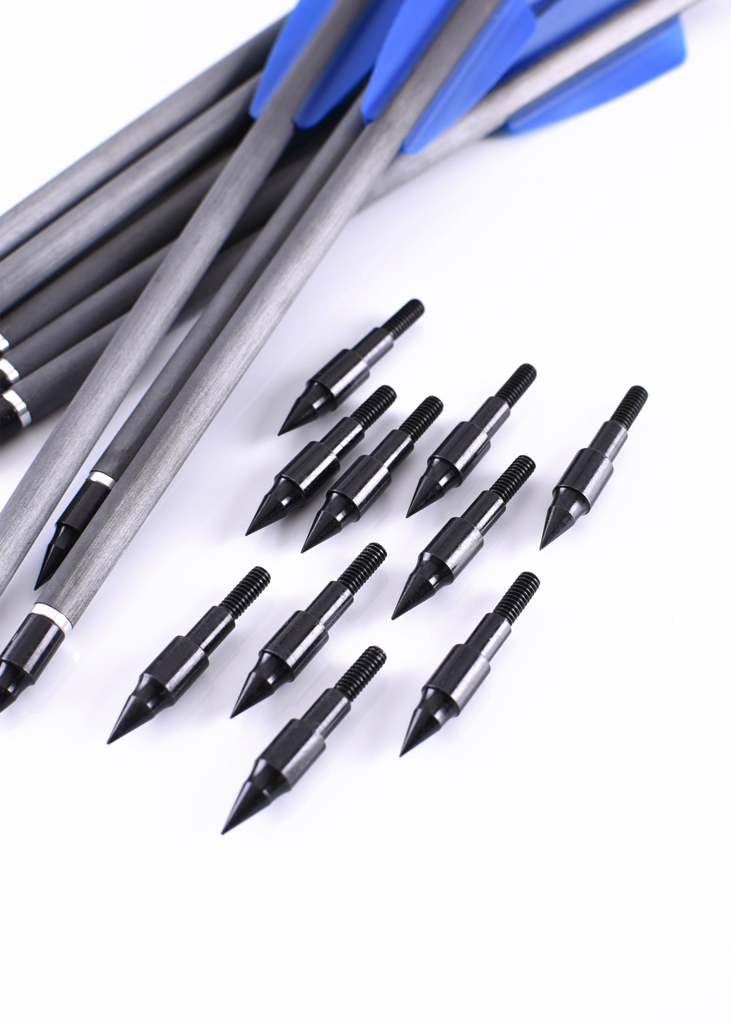 Imagen única de: 10 Flechas De Repuesto, Puntas De Campo Para Ballestas Adder, R9 Y R10