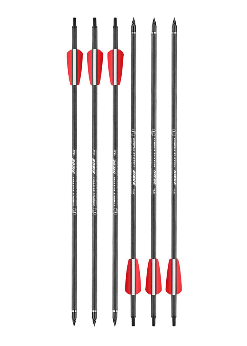 Imagen única de: Paquete De 6 Flechas De 15,5 Pulgadas Para Ek Archery R-series Siege