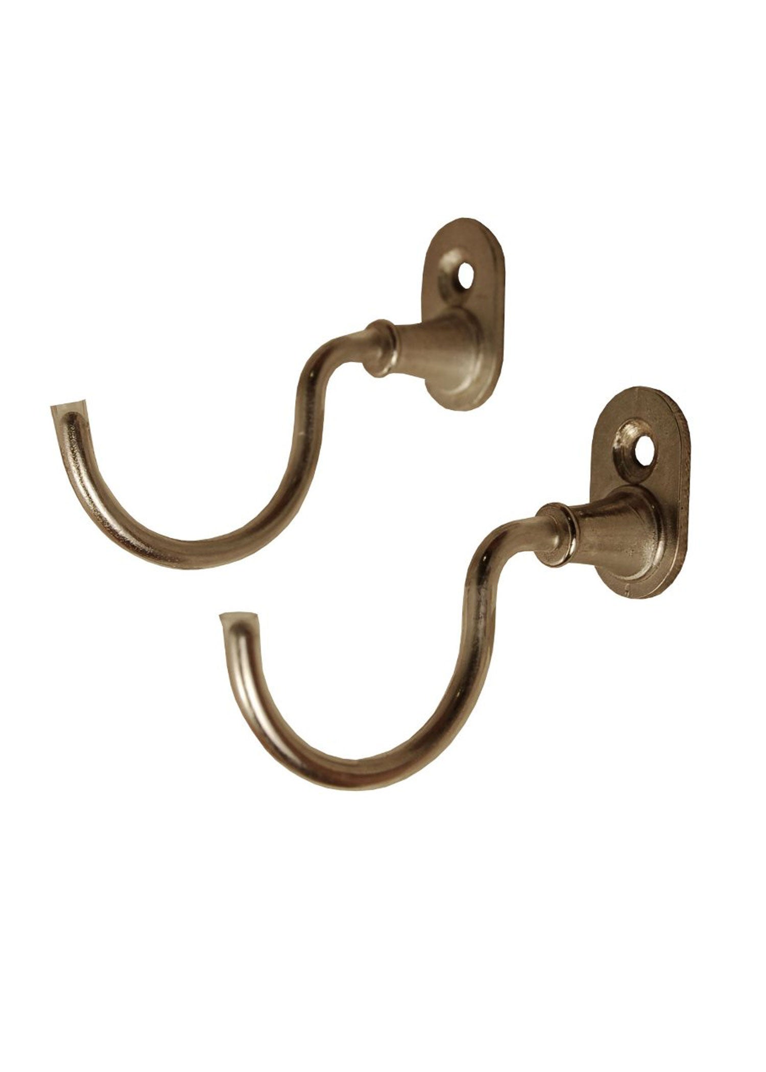 Imagen única de: Ganchos De Pared Para Espadas, Niquelados, Par