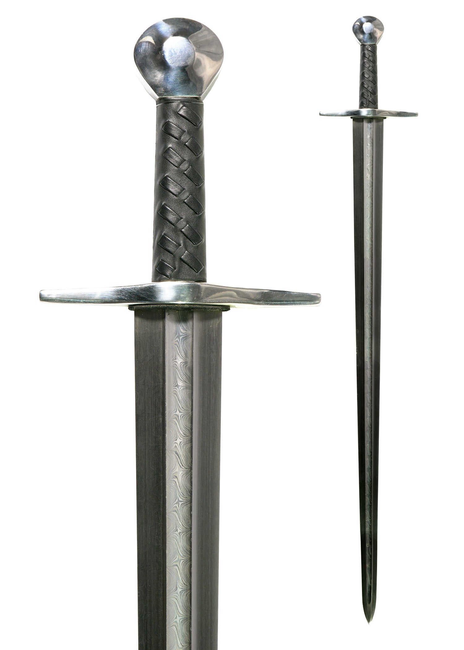 Imagen única de: Espada Sir William Marshall Con Hoja De Acero De Damasco., Afilada