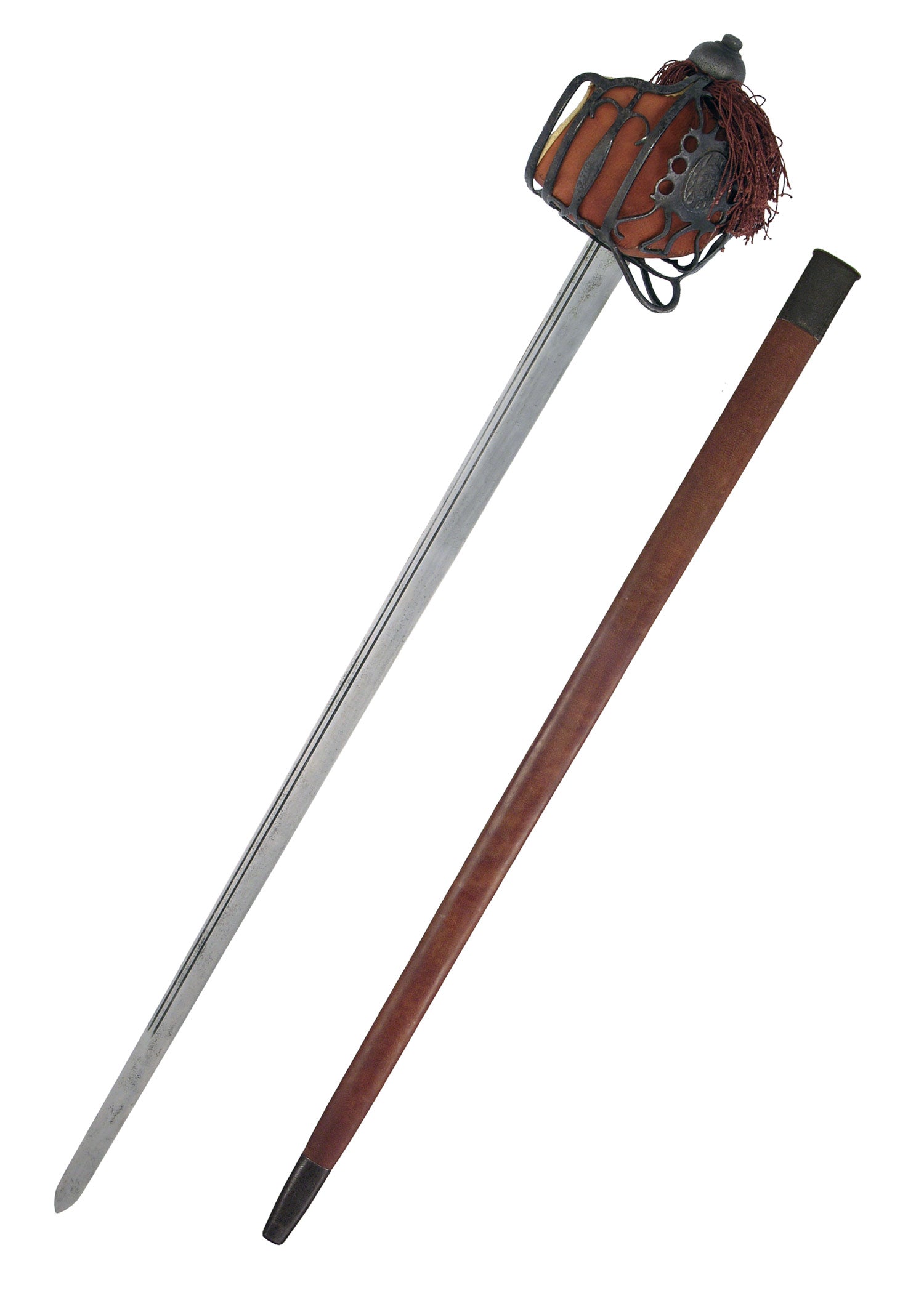 Imagen única de: Espada Trasera Escocesa Con Vasija De Cesta, Versión Antigua, Afilada
