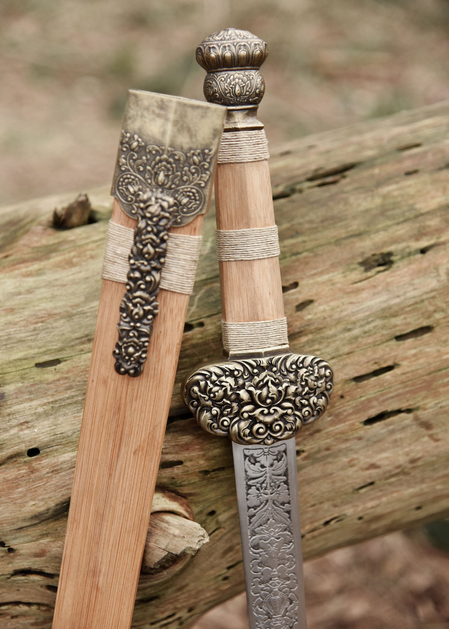 Imagen única de: Espada Shaolin Dharma, Afilada