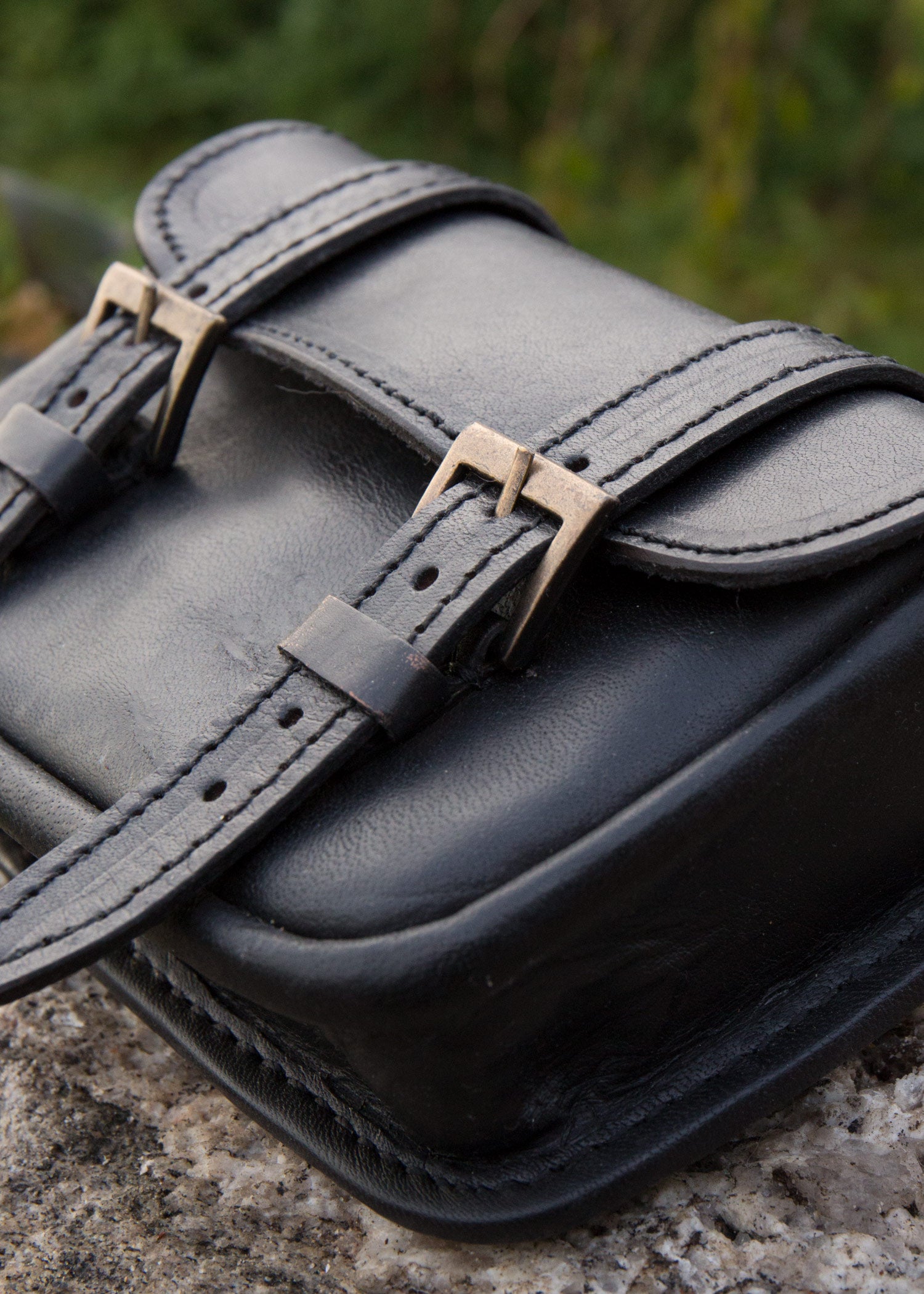 Imagen única de: Bolso Guerrero De Piel, Mediano