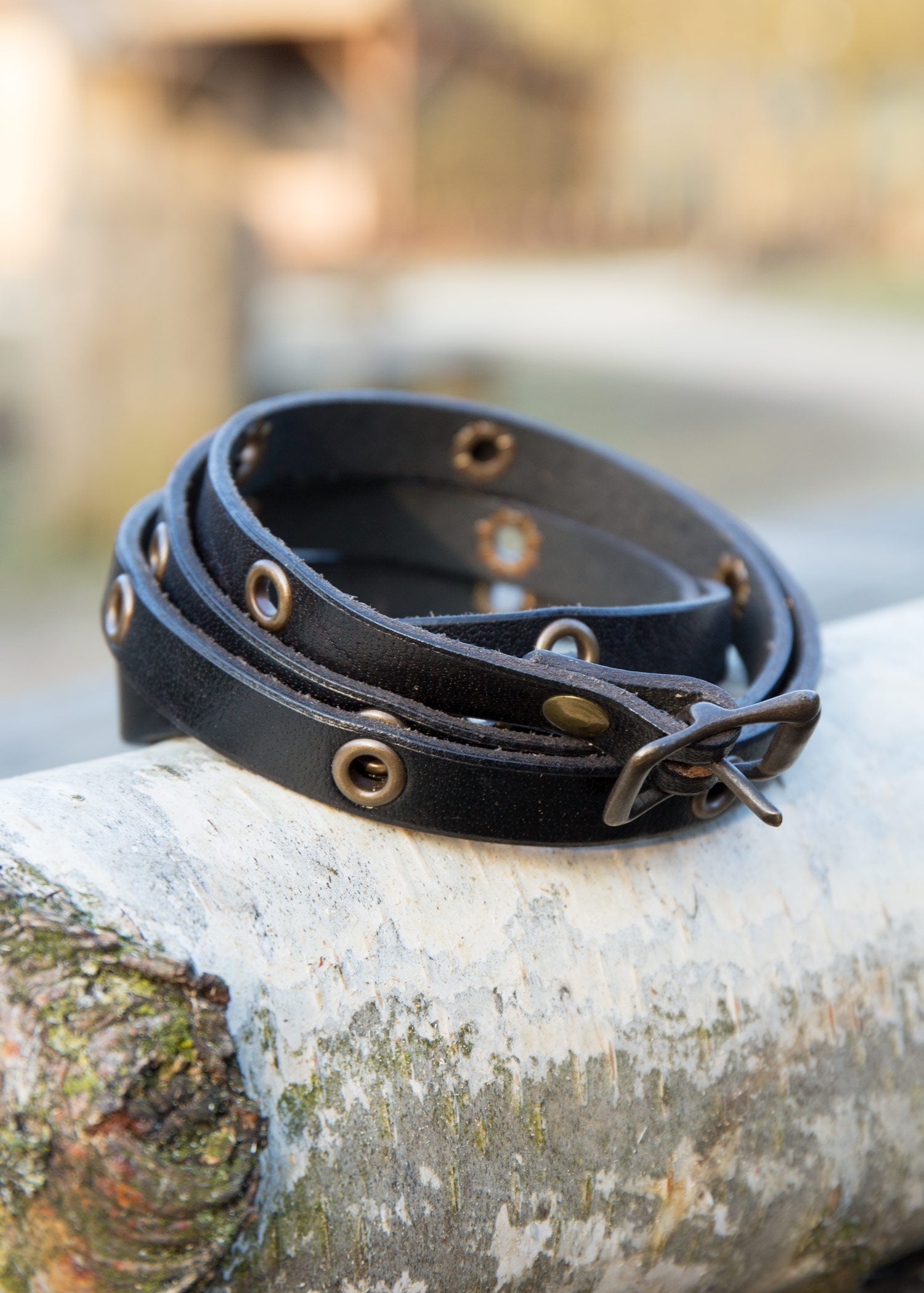 Imagen única de: Pulsera Envolvente De Cuero