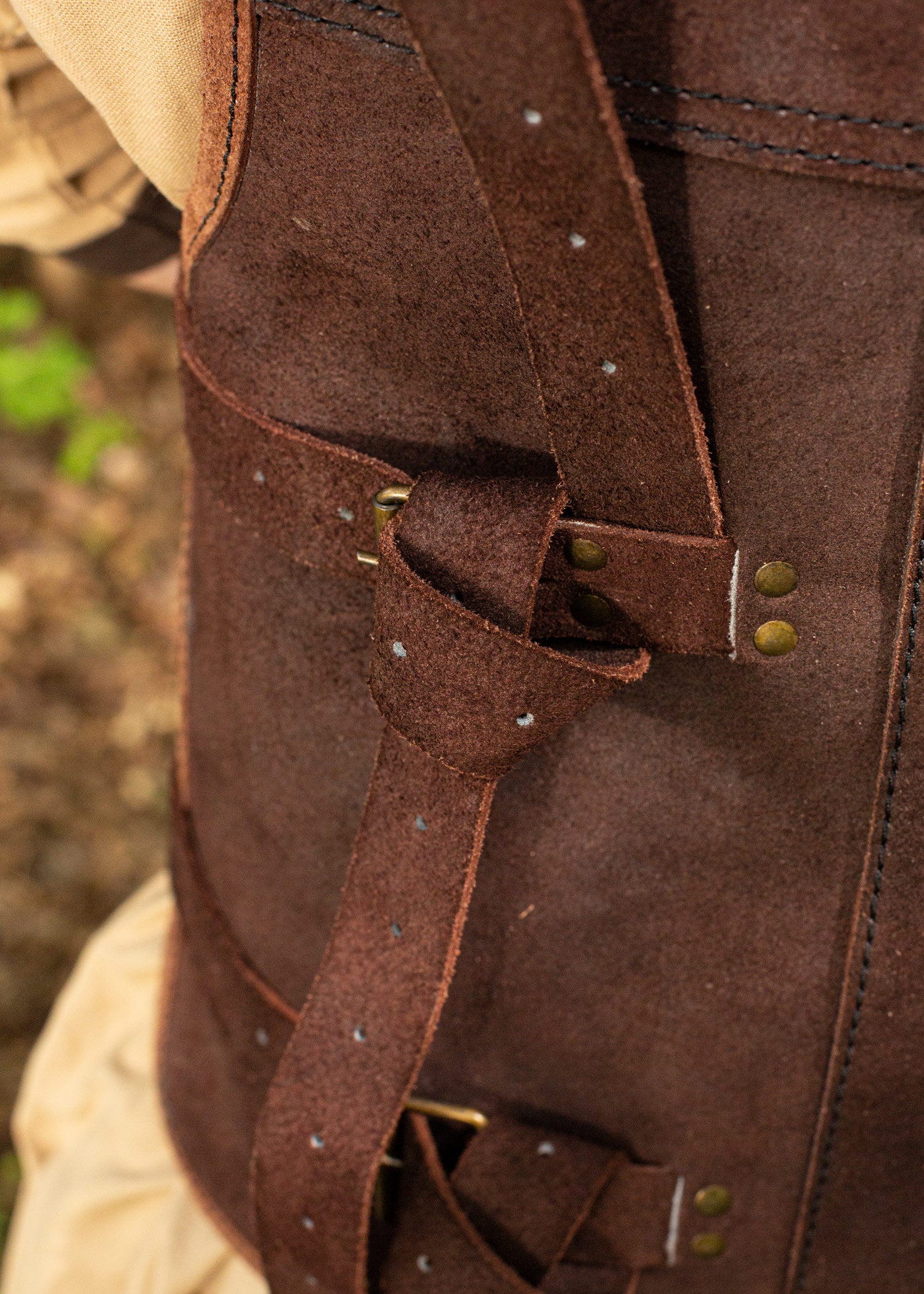 Imagen única de: Armadura De Cuero Rfb Viking, Marrón