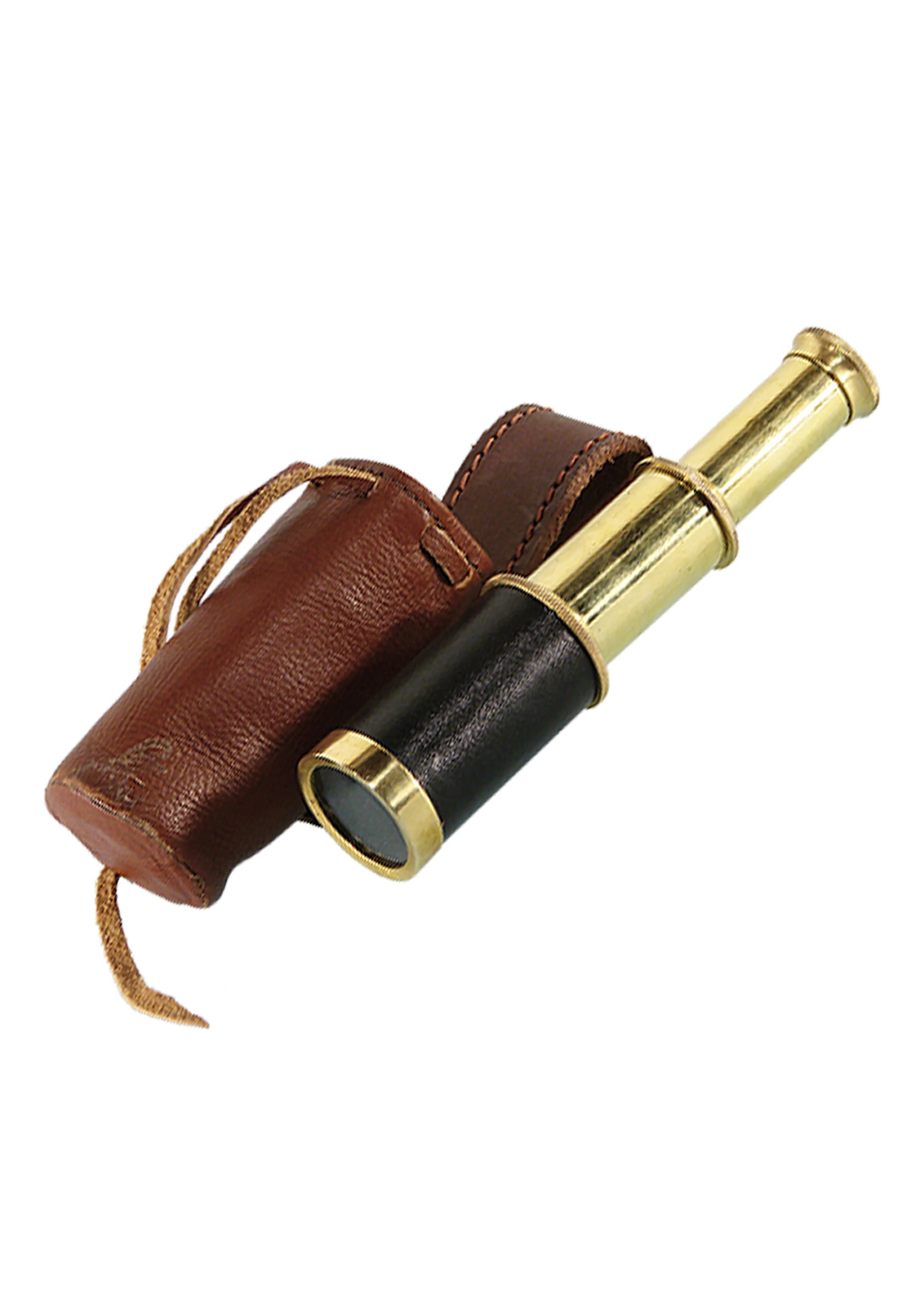 Imagen única de: Telescopio Con Funda De Cuero.