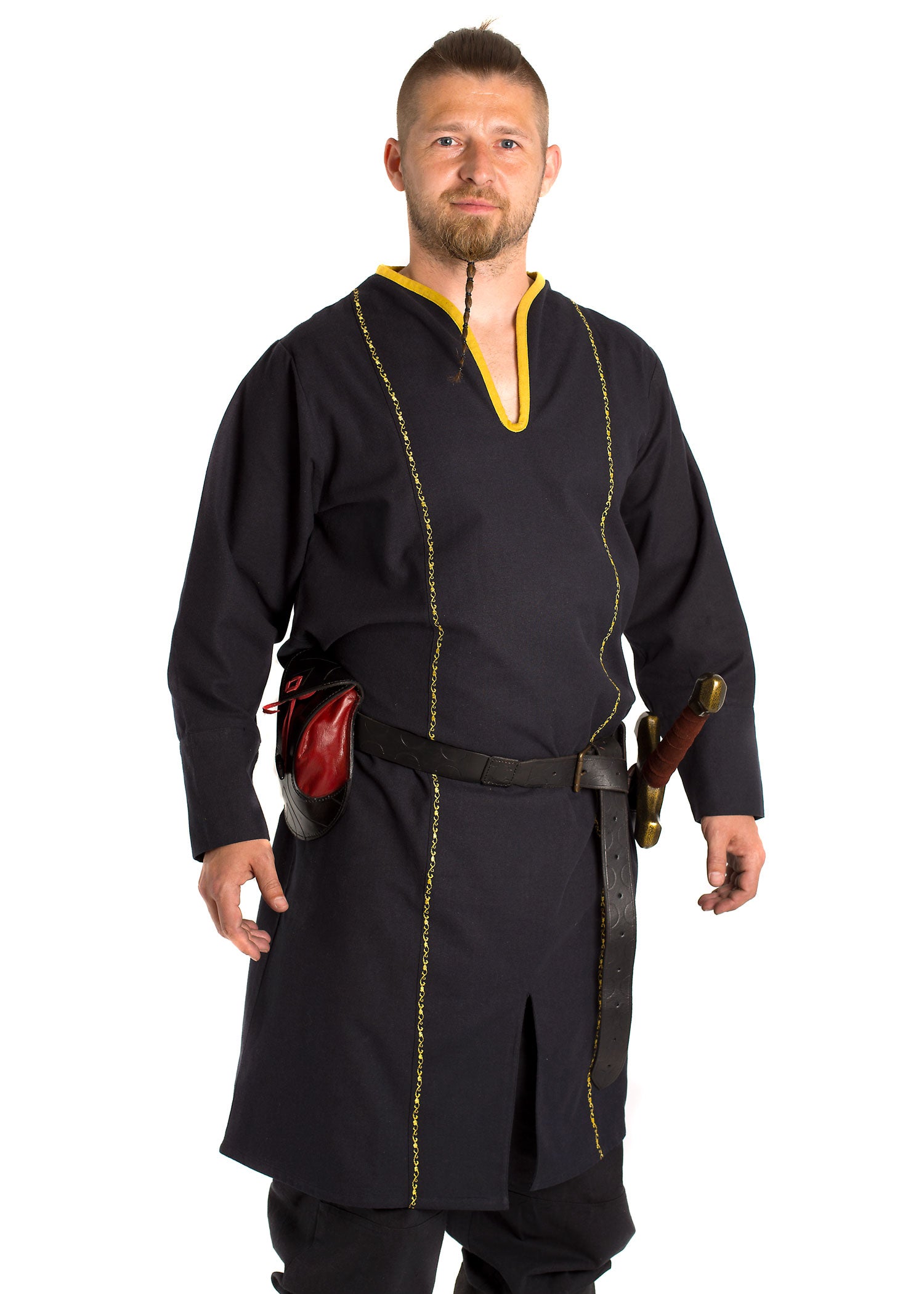 Imagen única de: Túnica De Elfo, Manga Larga, Negro/amarillo