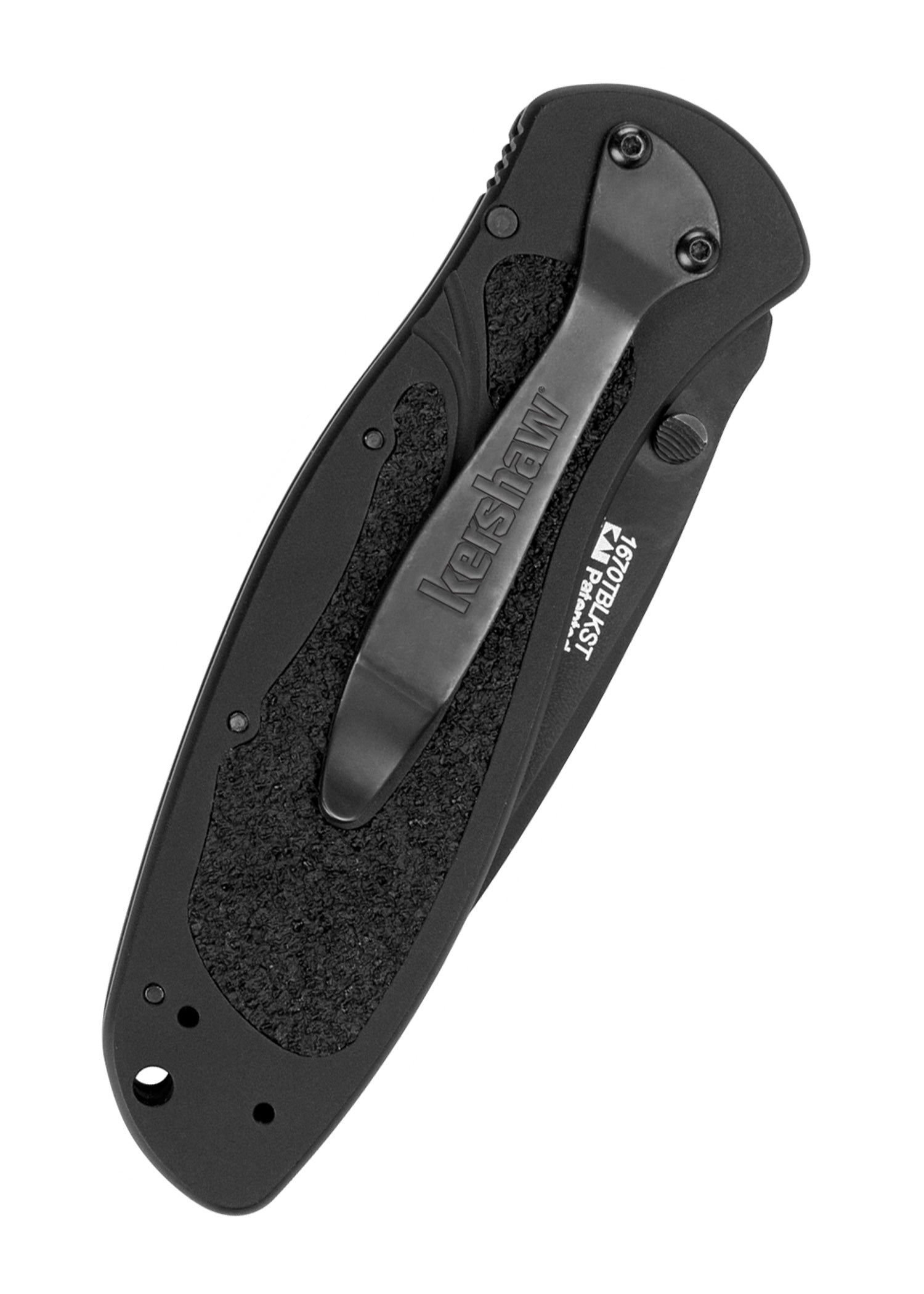 Imagen única de: Navaja Kershaw Blur Tanto, Negra, Filo Dentado