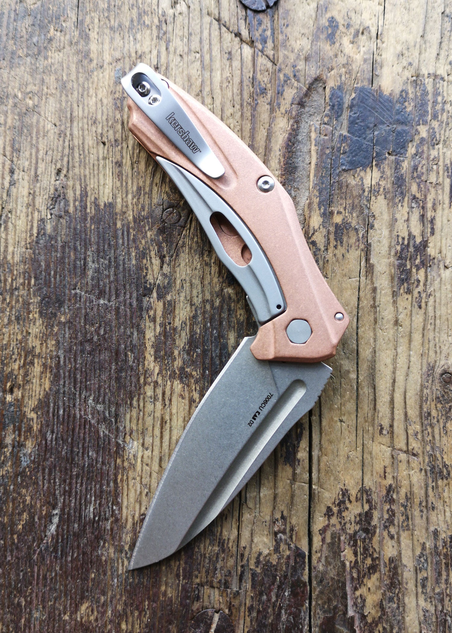 Imagen única de: Navaja Kershaw Natrix, Cobre