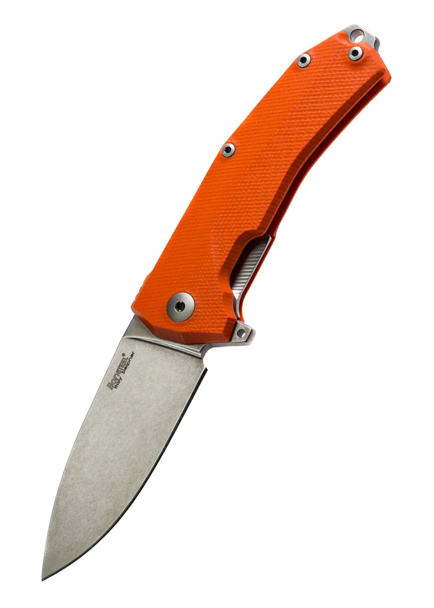Imagen única de: Navaja De Bolsillo Kur G10 Mango Naranja, Lionsteel