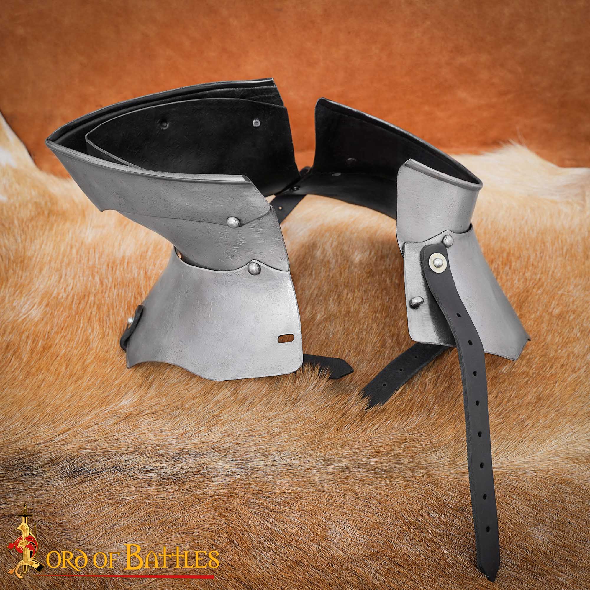 Gorget Medieval de Acero con Bevor Móvil - Armadura de Cuello Pulido - Imagen 6