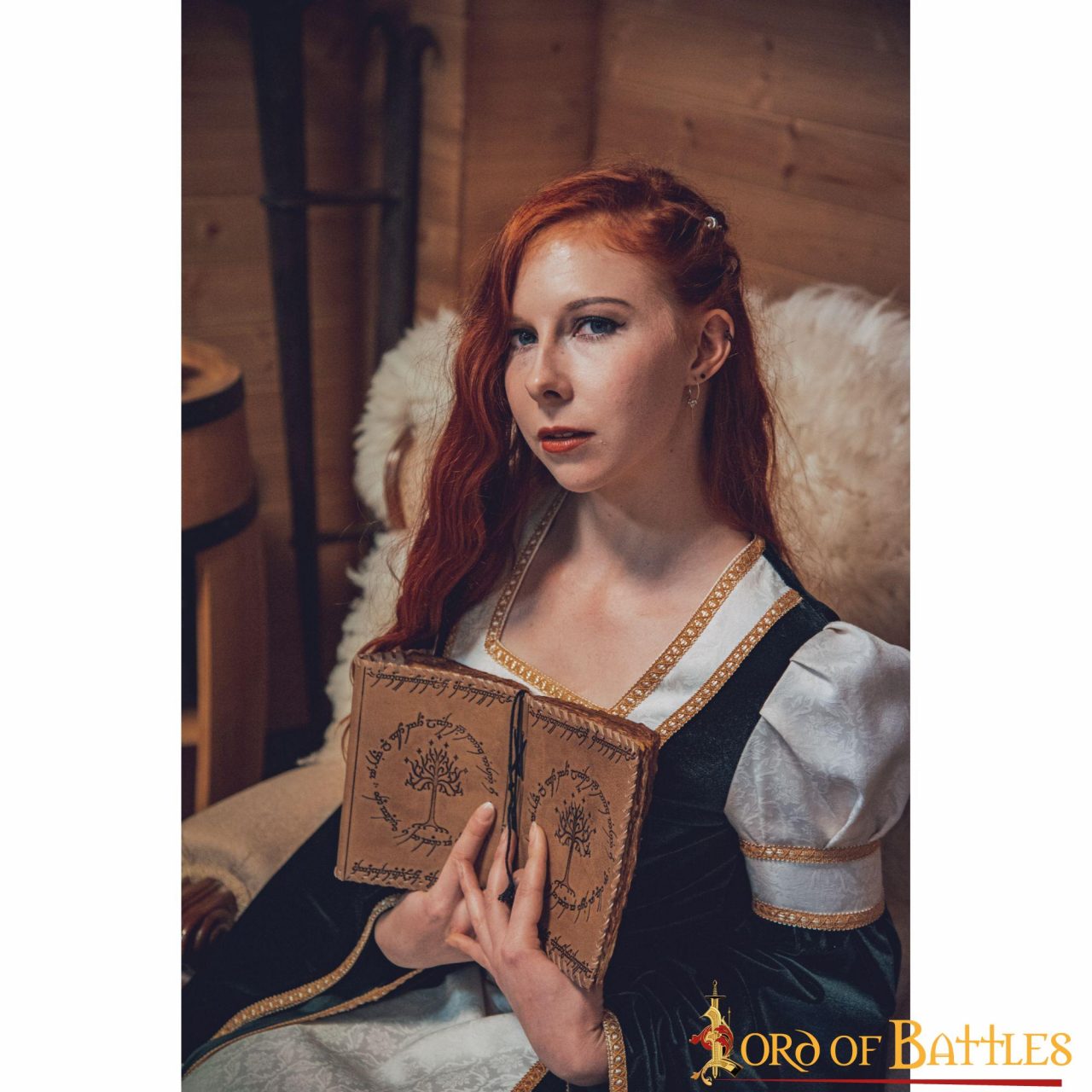 Imagen única de: Diario de la Tierra Media Diario de Cuero Auténtico Hecho a Mano