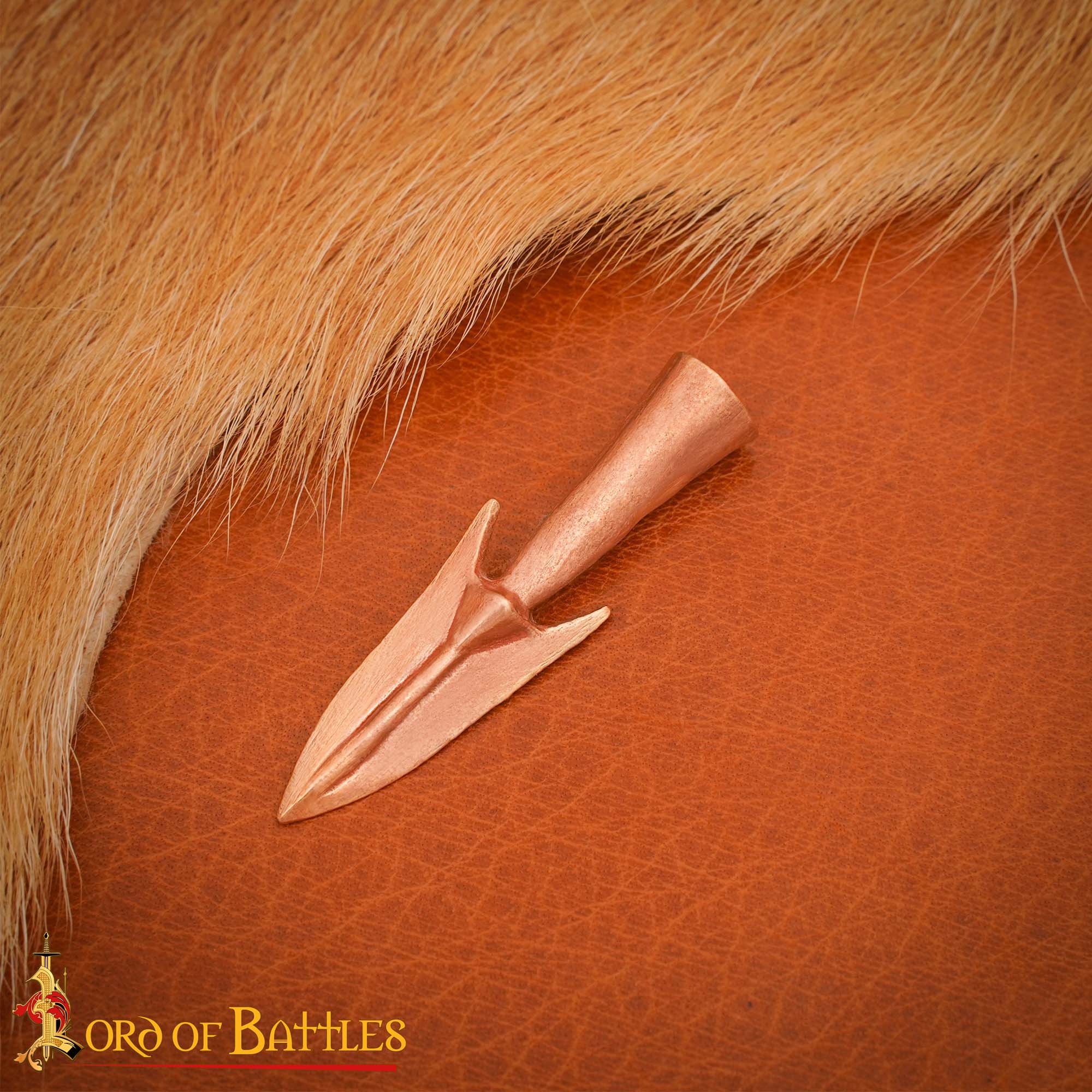 Imagen única de: Punta de Flecha Romana de Bronce del Siglo I-iii Fundida a la Cera Perdida | 5,5 Cm