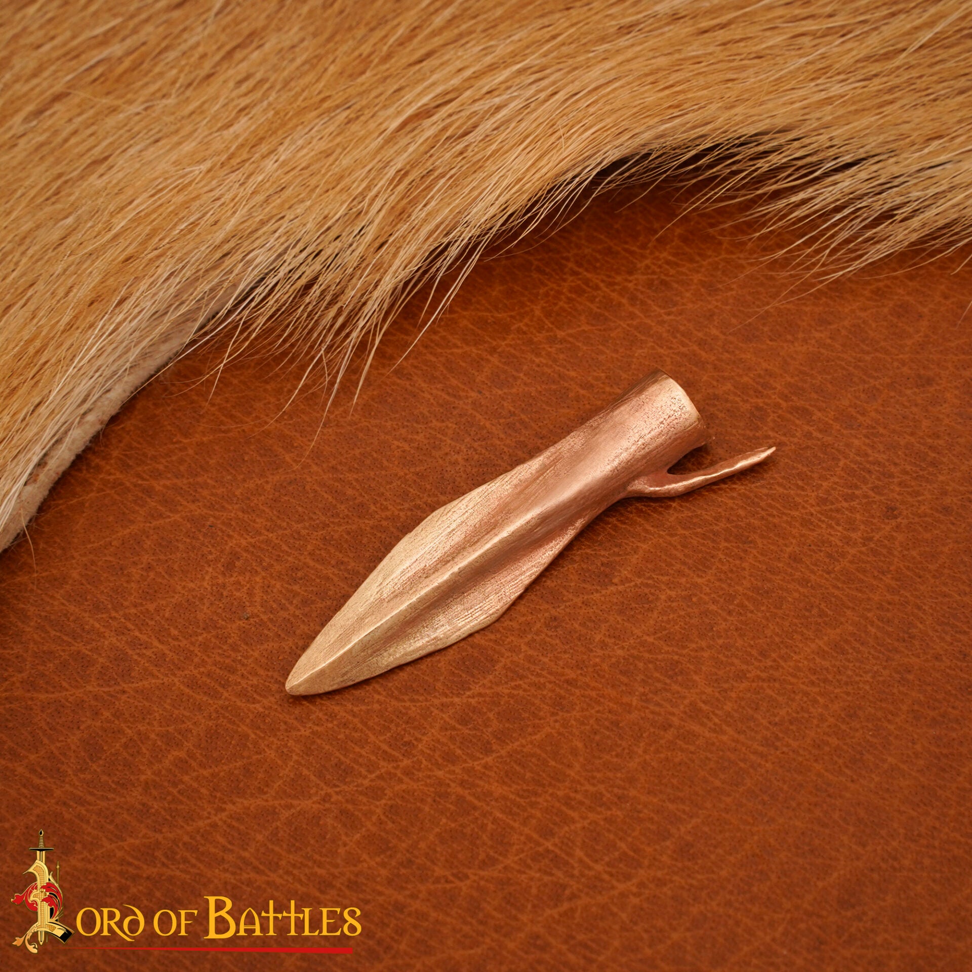 Imagen única de: Punta de Flecha de Bronce Estilo Fundición a la Cera Perdida de los Siglos Xiii-viii A.c. | 4,5 Cm