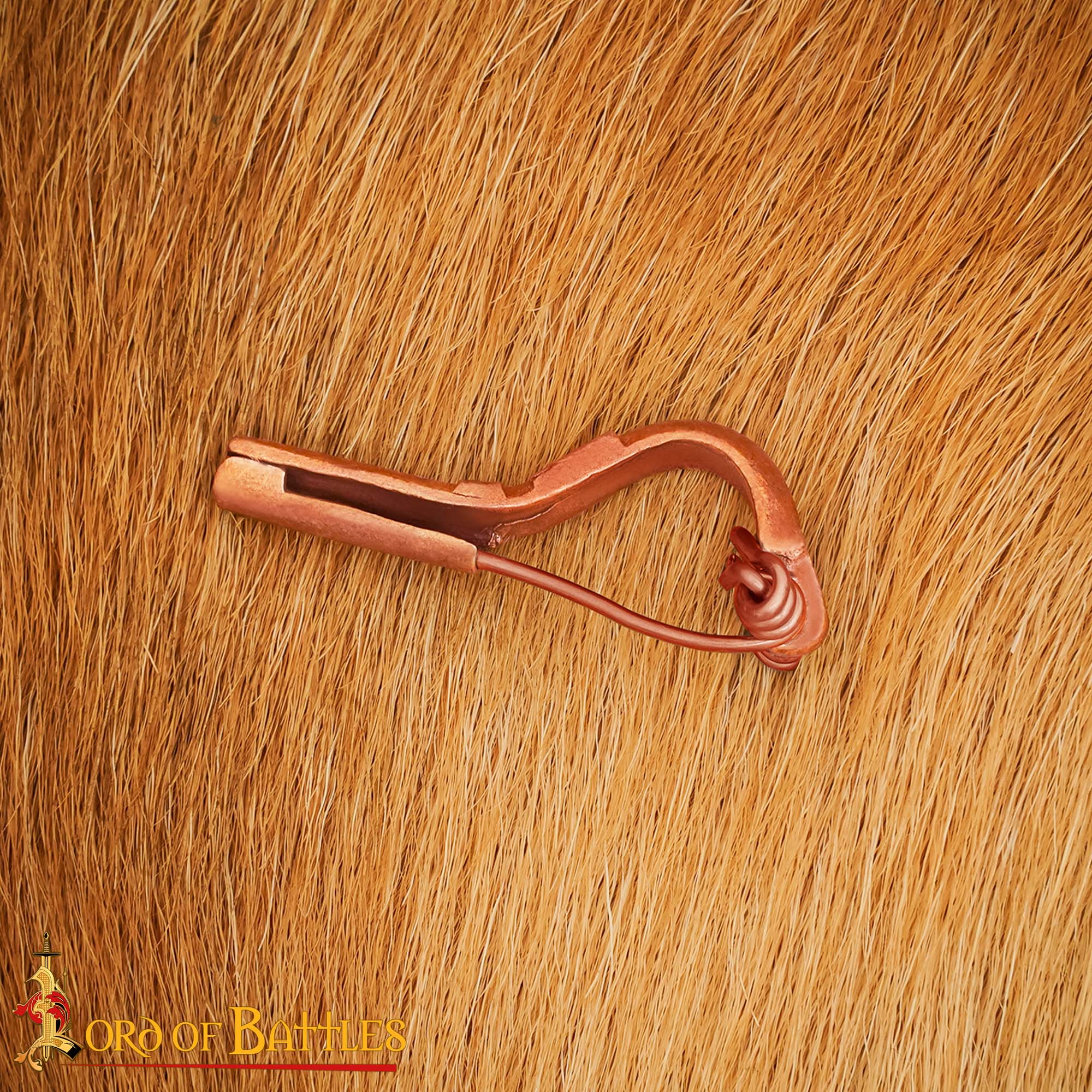 Imagen única de: Broche de Peroné de Rodilla de Bronce Romano del Siglo Iii - Fundición a la Cera Perdida