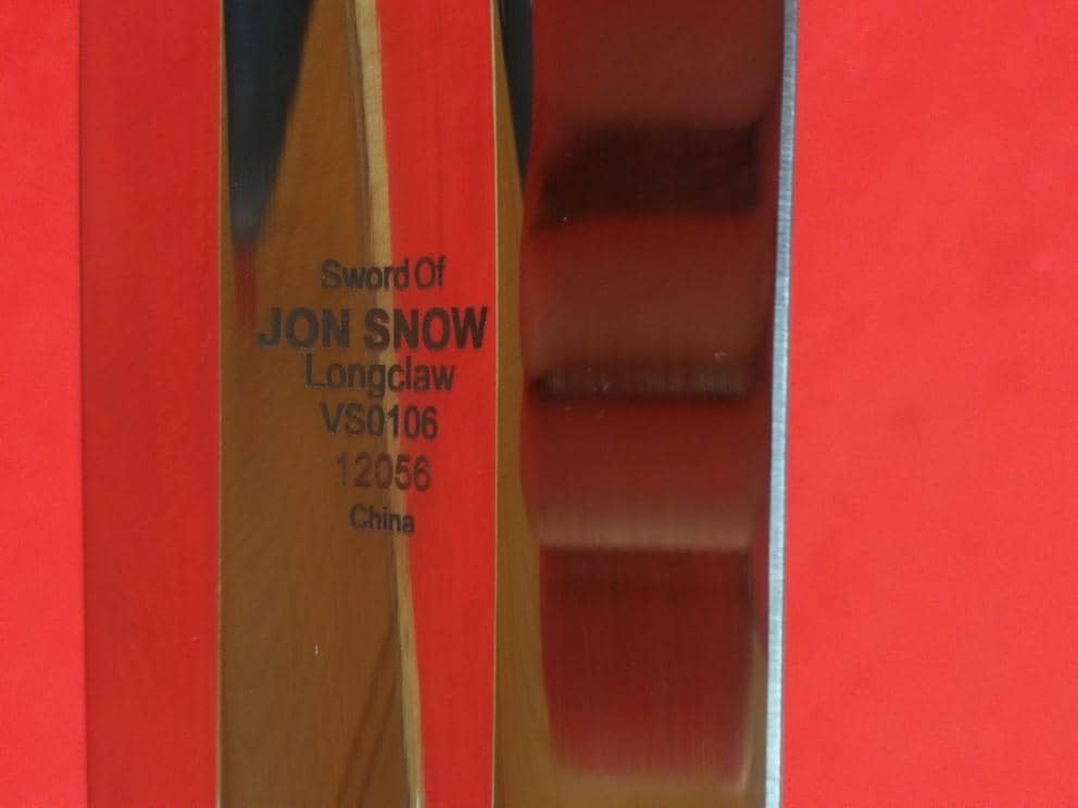 Imagen única de: Espada Garra (Lonclaw) De Jon Snow Juego De Tronos