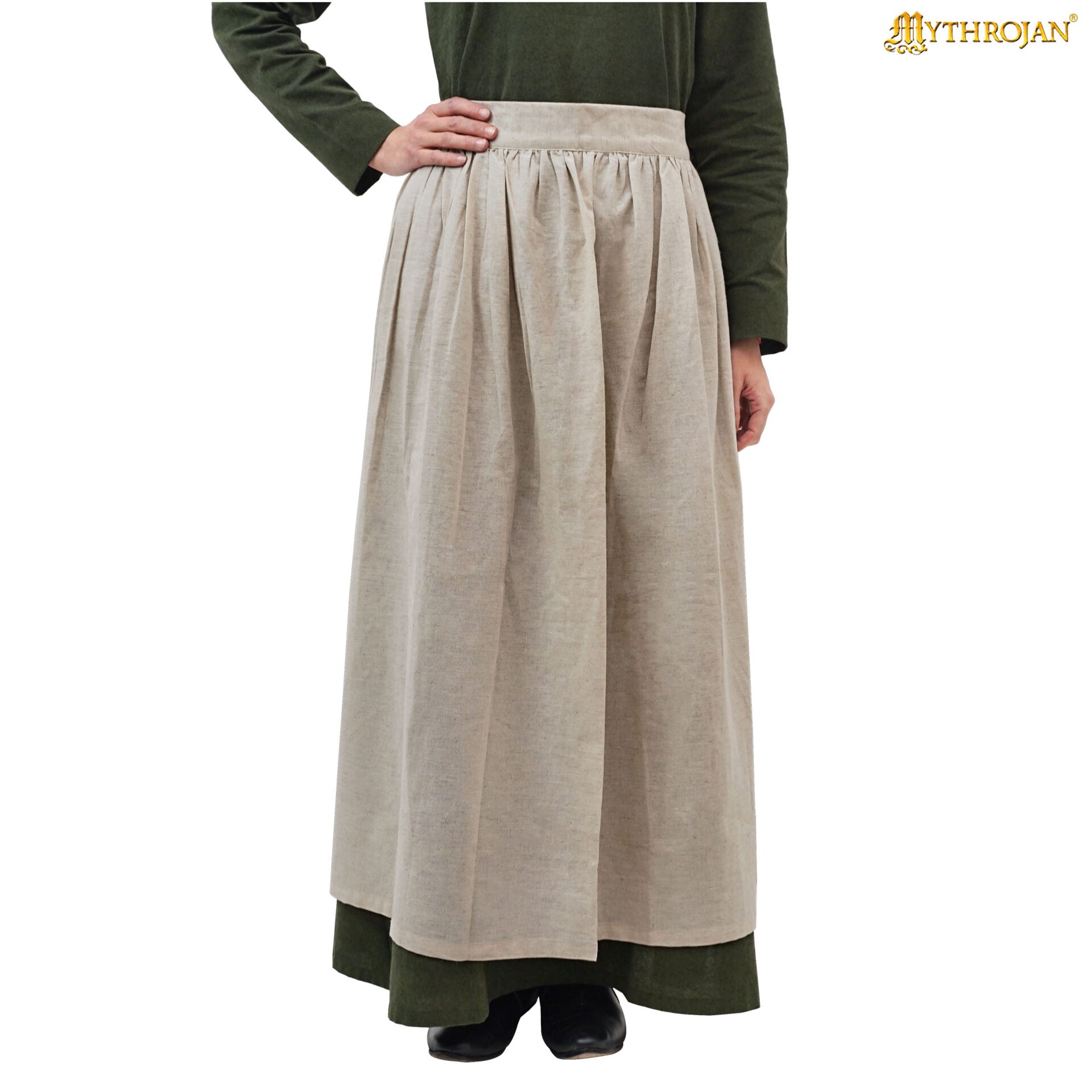 Imagen única de: Delantal Medieval Hija de Campesino: Práctico y Auténtico para la Recreación Medieval