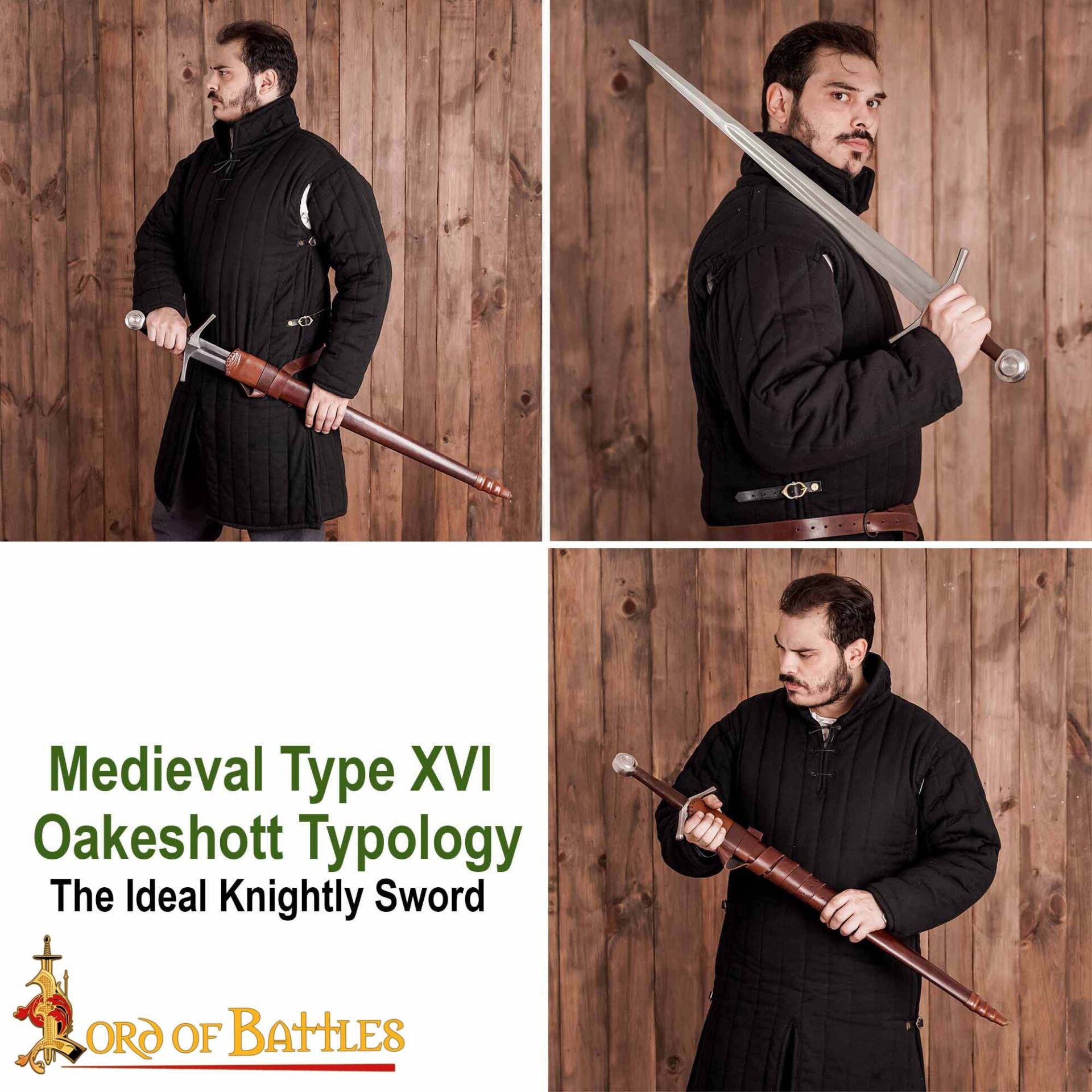 Hoja Medieval Tipo Xvi de Tipología Oakeshott Templada con Vaina de Cuero - Imagen 7