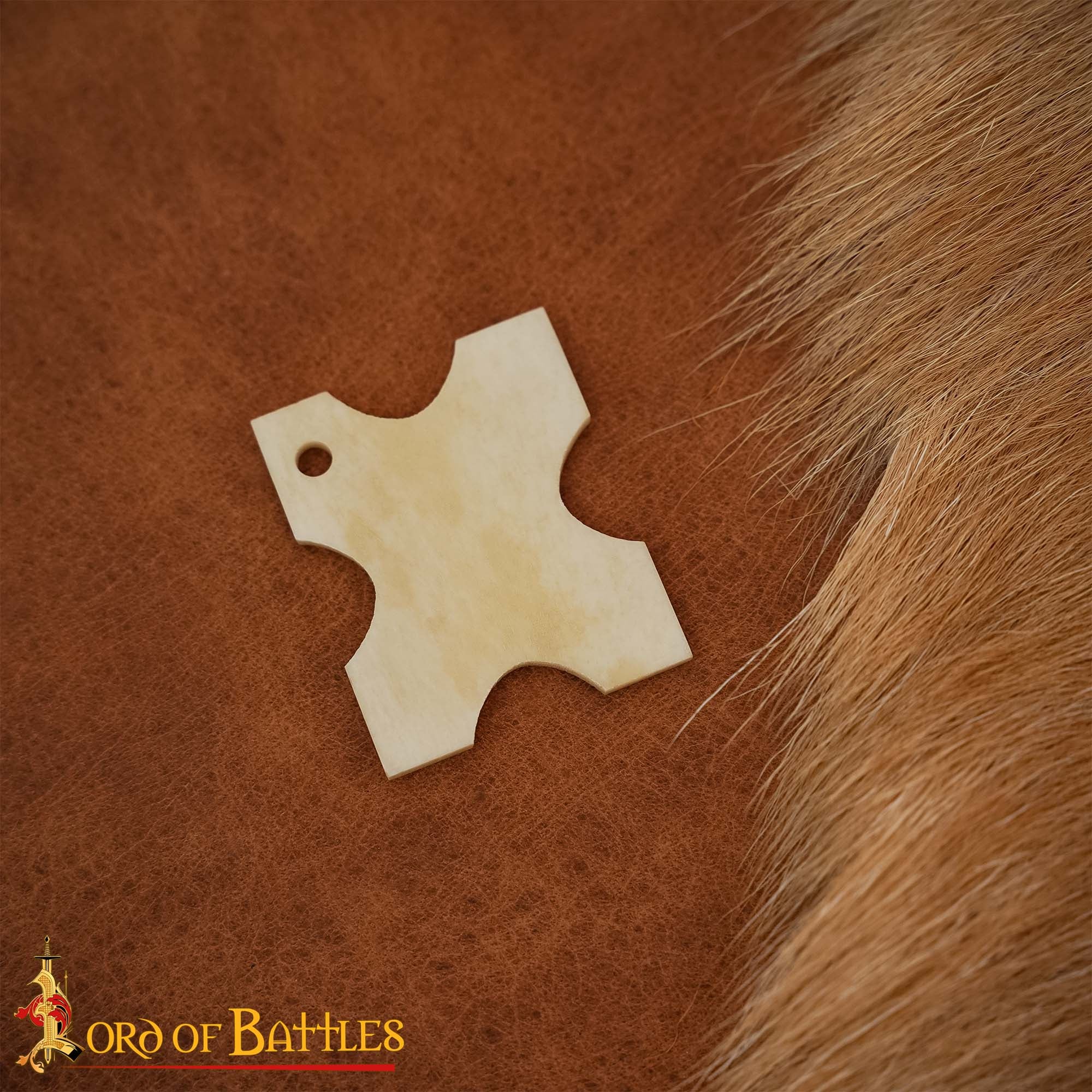 Imagen única de: Enrollador de Hilo Vikingo de Hueso de Buey Pulido - Herramienta Tradicional Nórdica para Hilos