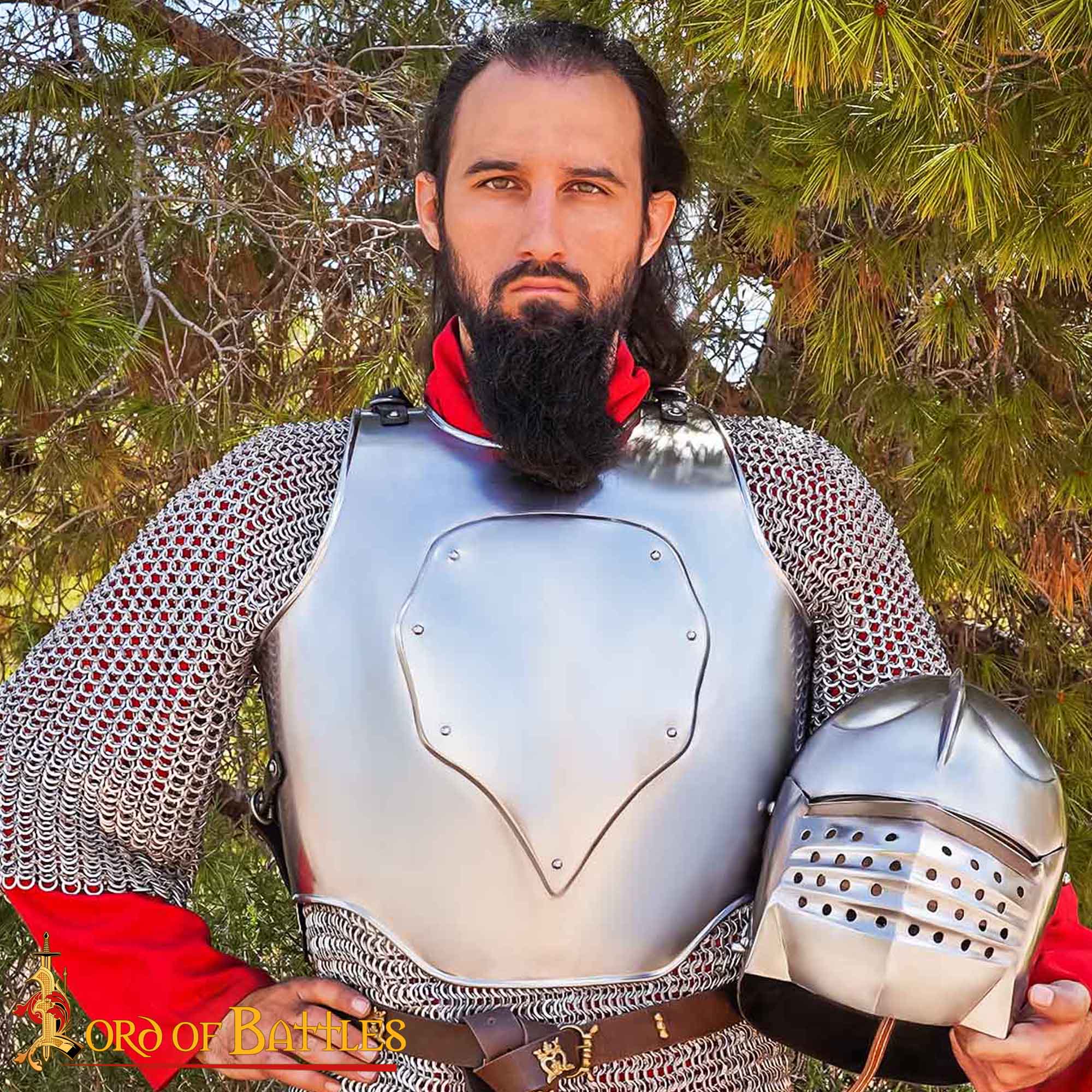 Imagen única de: Coraza Corta Medieval de Acero