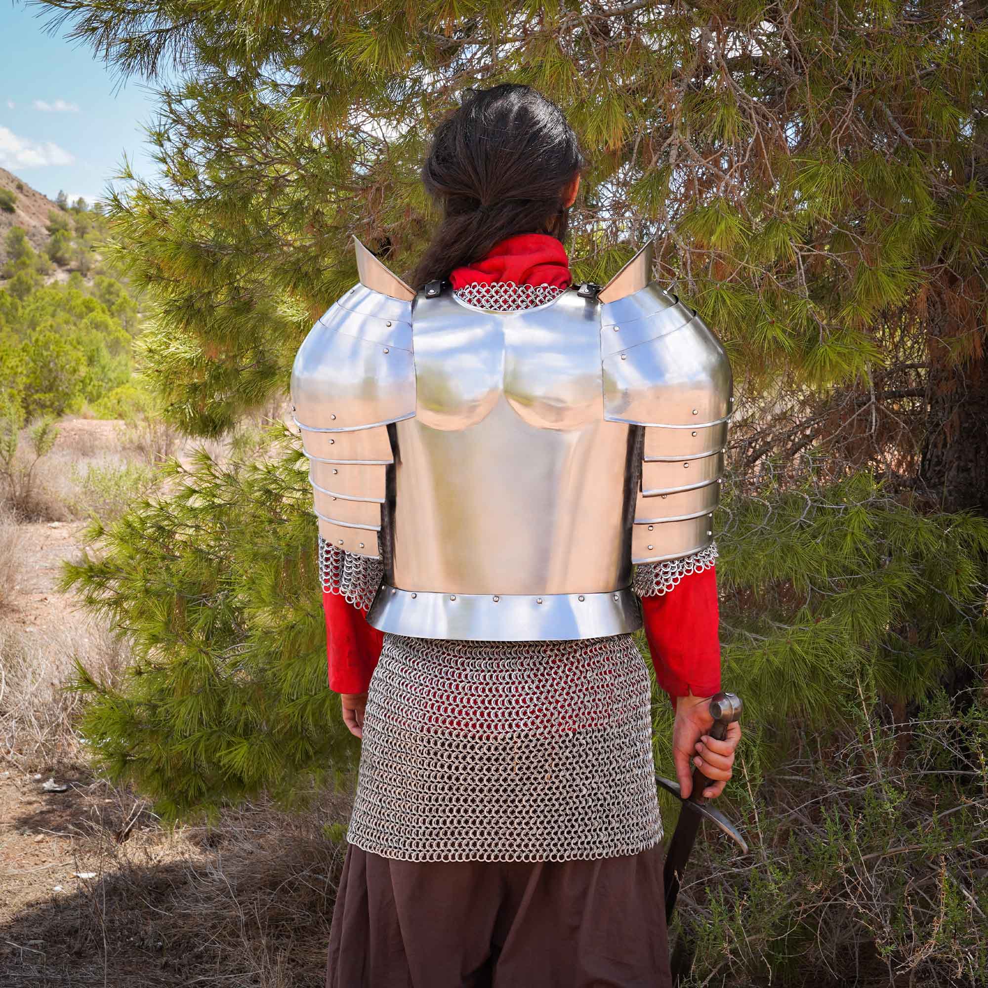 Imagen única de: Coraza de Caballero Medieval con Pañuelos