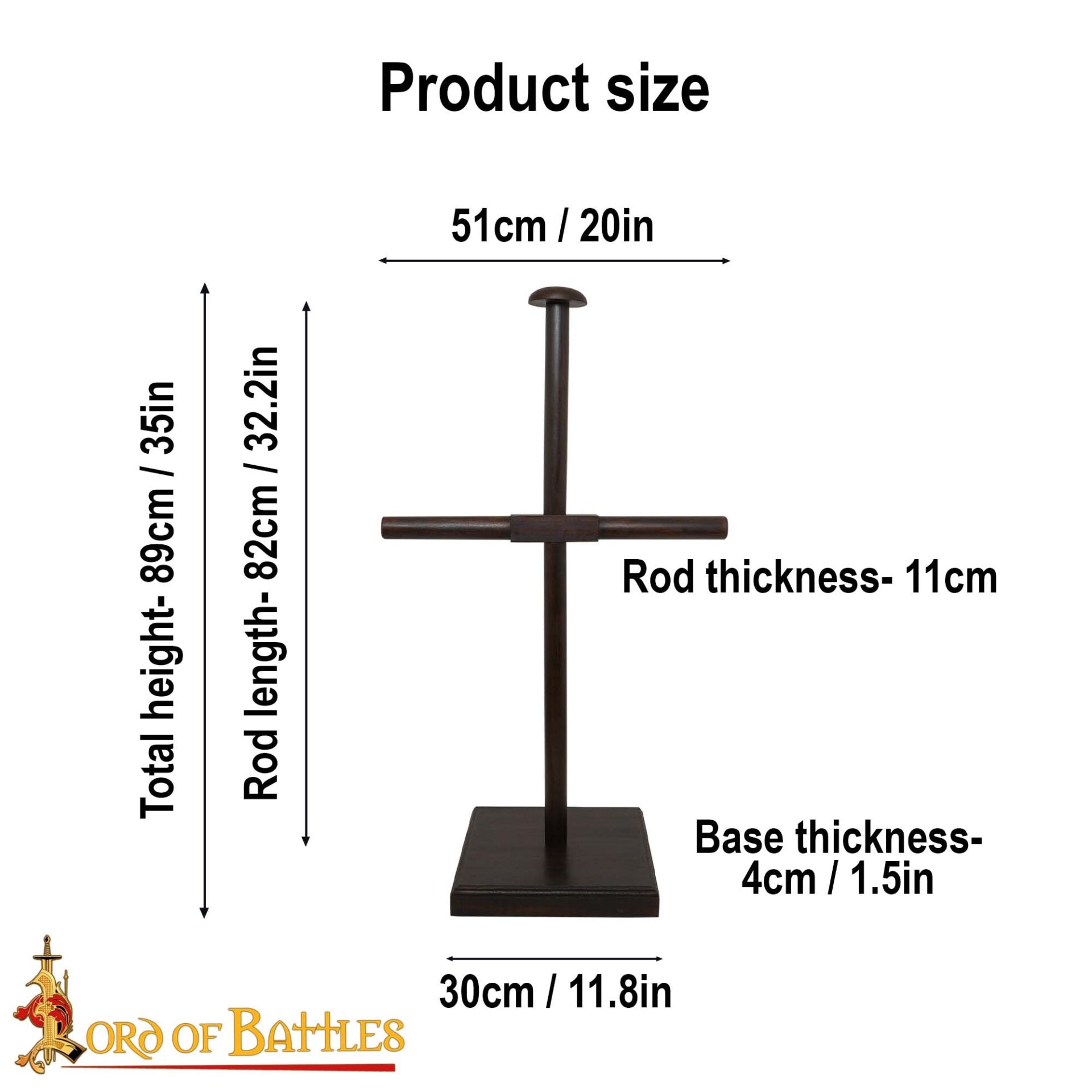 Imagen única de: Soporte para Armadura de Madera Auténtica