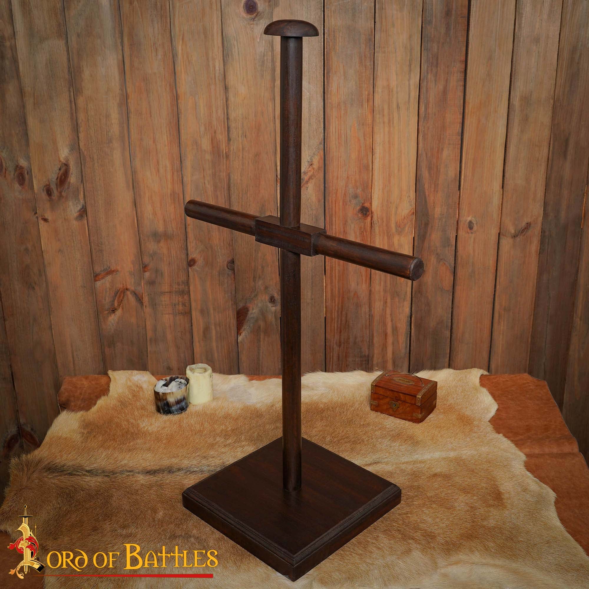 Imagen única de: Soporte para Armadura de Madera Auténtica