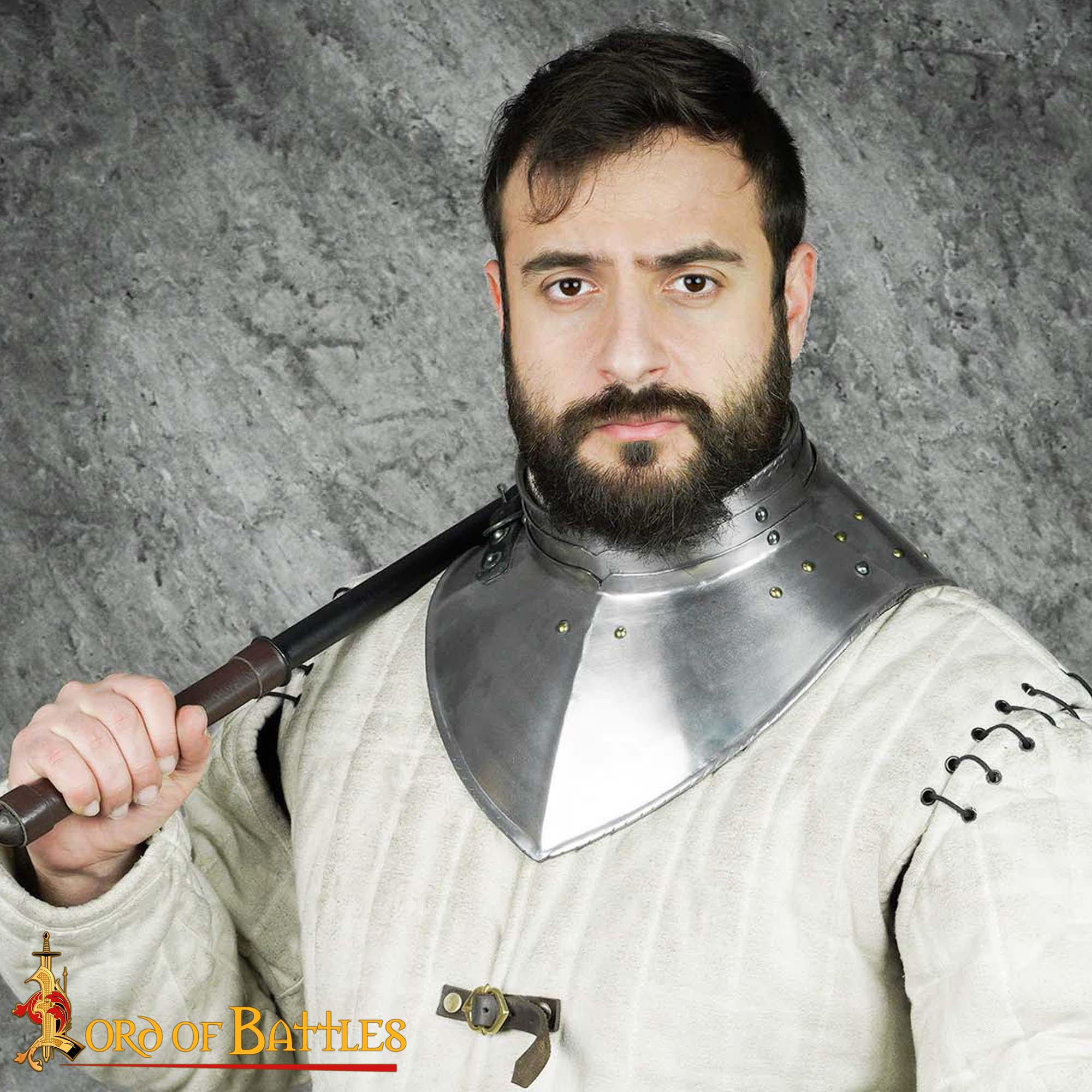 Imagen única de: Elegante Garrote Medieval de Acero Calibre 16