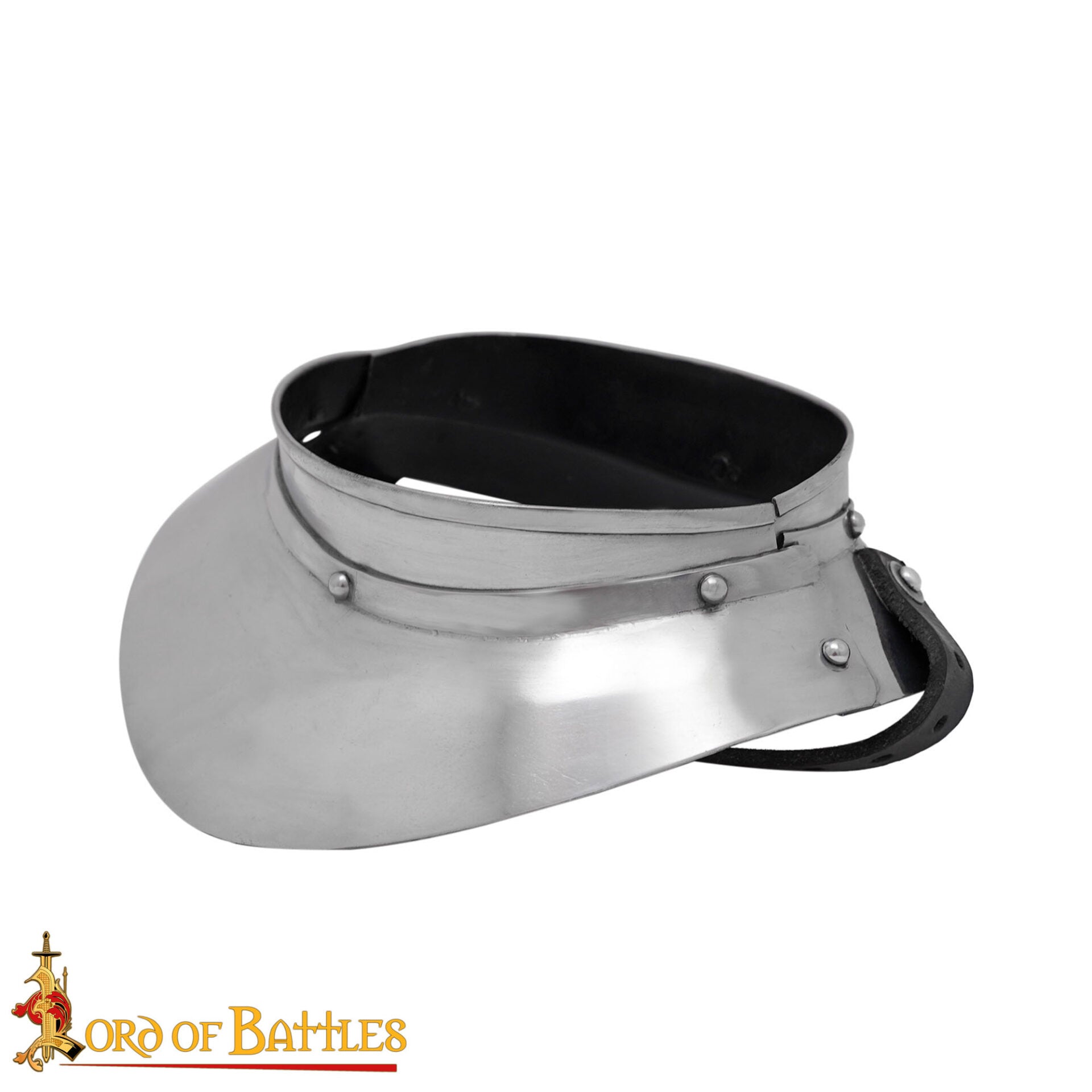 Imagen única de: Renaissance Lady Conquistador Gorget Pequeño de Acero Calibre 16