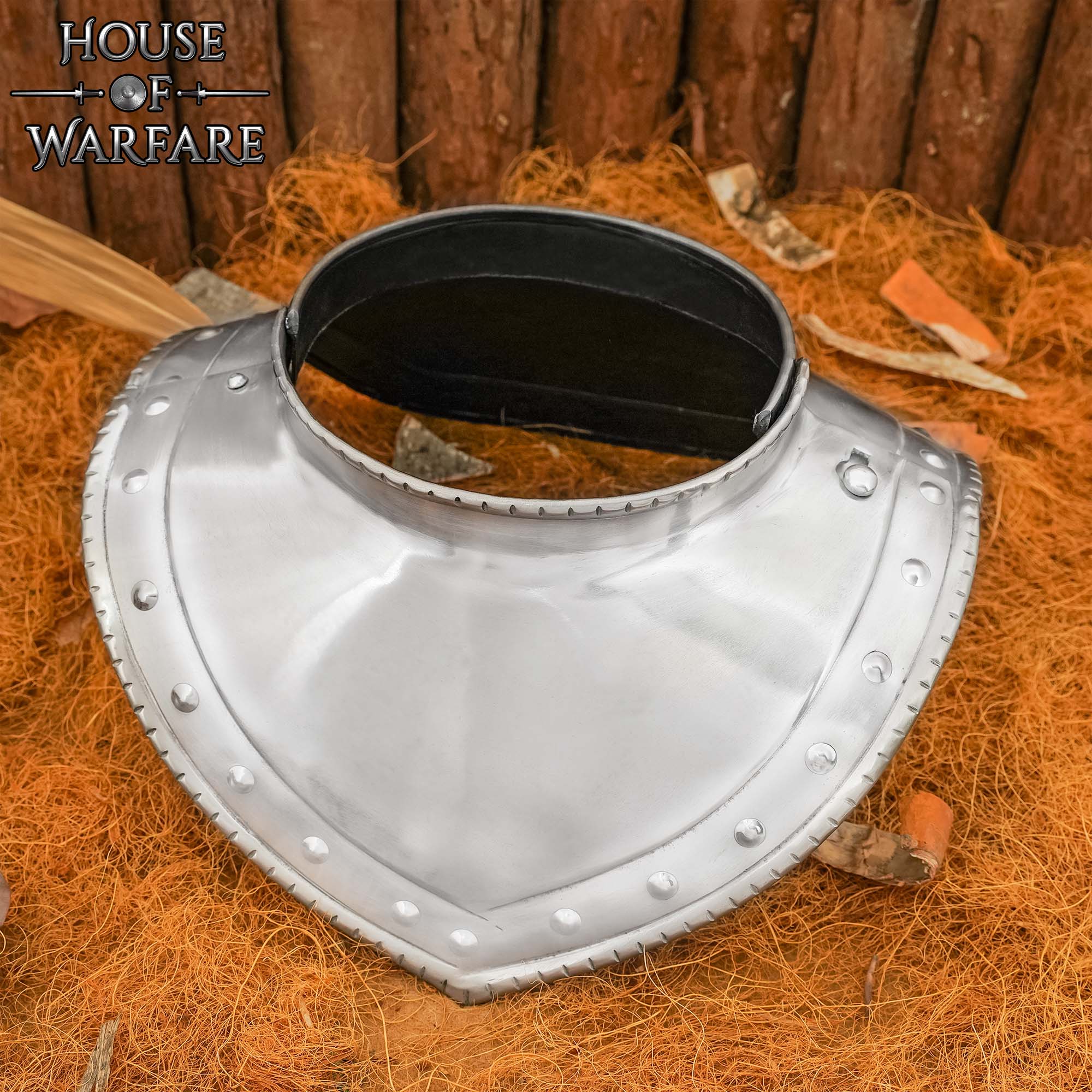 Imagen única de: Gorget Medieval de Acero para Soldados