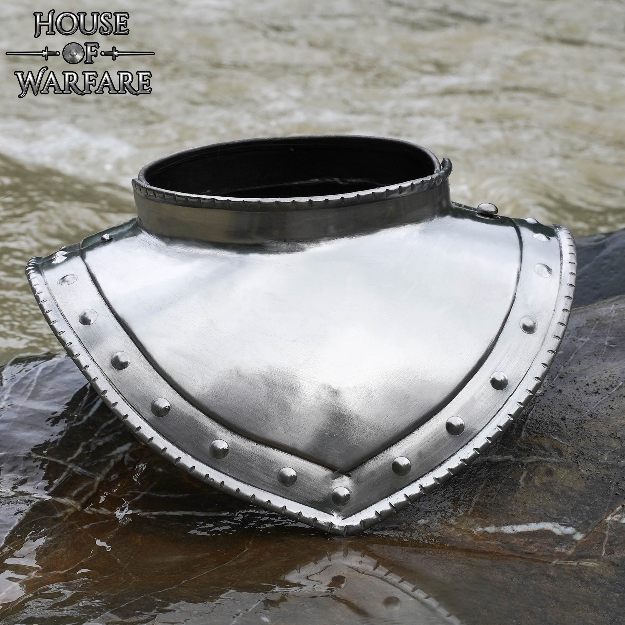 Imagen única de: Gorget Medieval de Acero para Soldados
