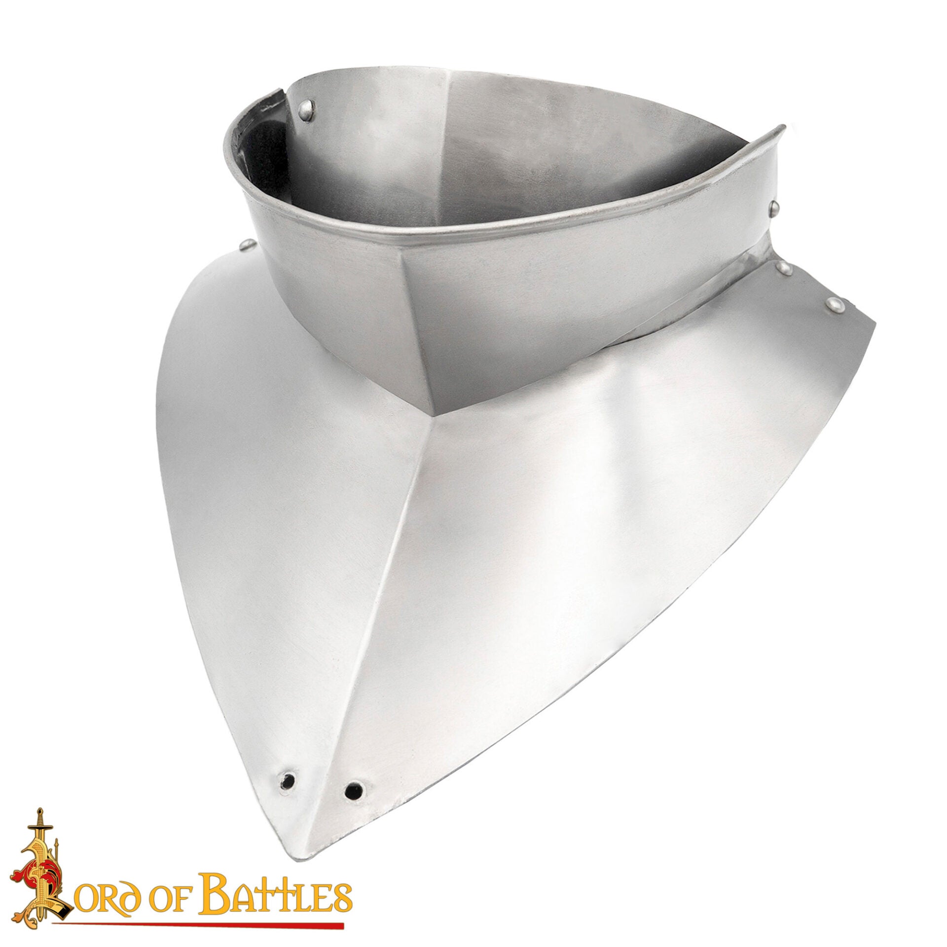 Imagen única de: Gorget Medieval del Siglo Xv con Bevor Calibre 16