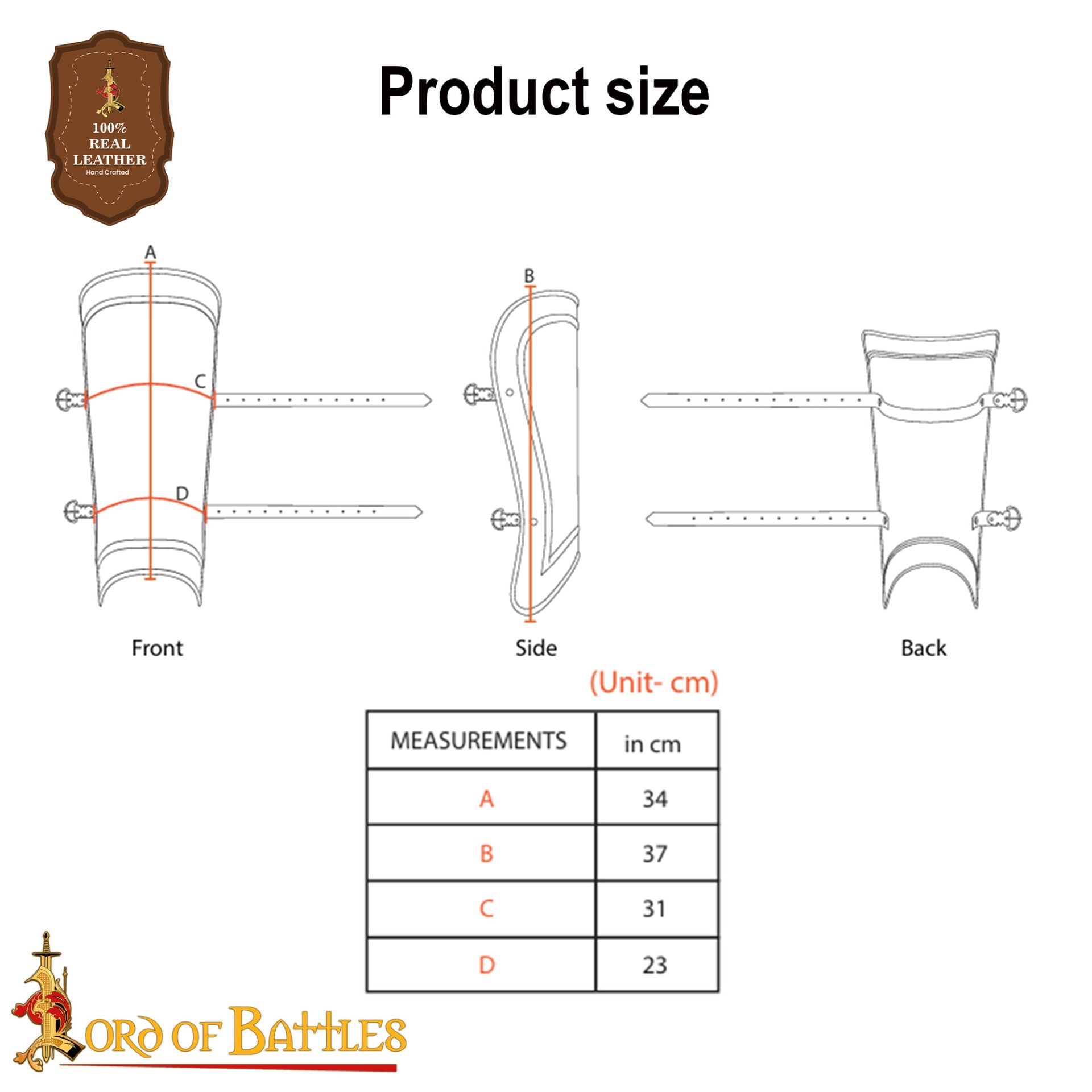 Imagen única de: Grebas Medievales de Acero Liso - Armadura de Piernas del Siglo Xiv para Guerreros Listos para la Batalla