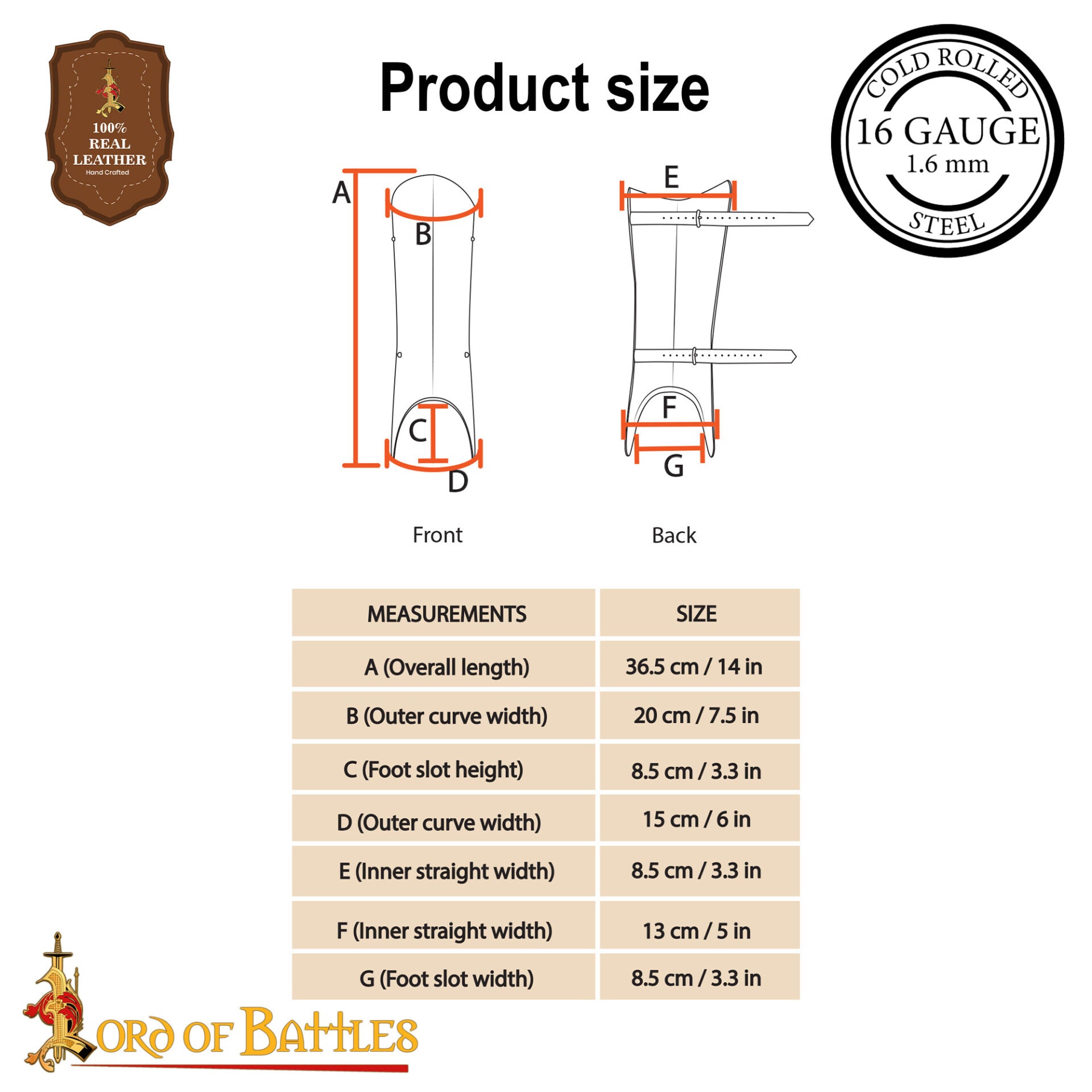 Imagen única de: Grebas Medievales Simples Calibre 16