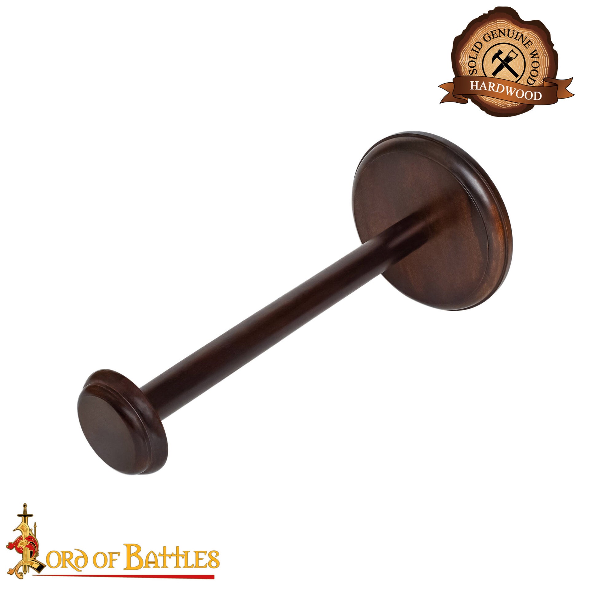 Imagen única de: Soporte de Madera Desmontable Hecho a Mano para Cascos con o sin Aventail