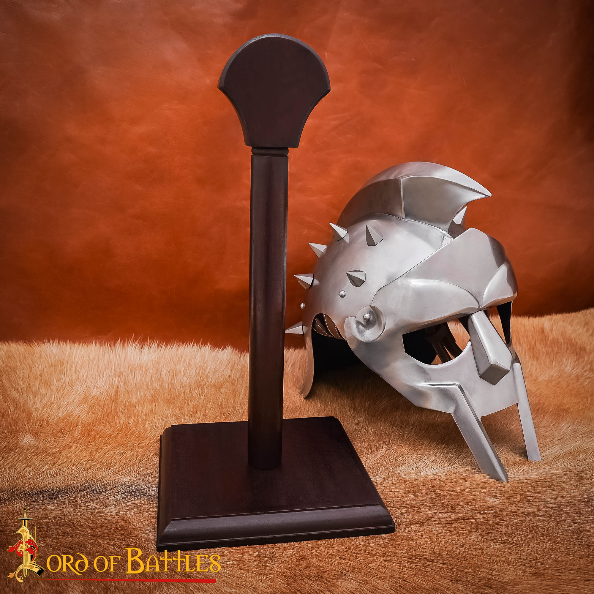 Imagen única de: Soporte para Cascos y Sombreros de Madera Auténtica