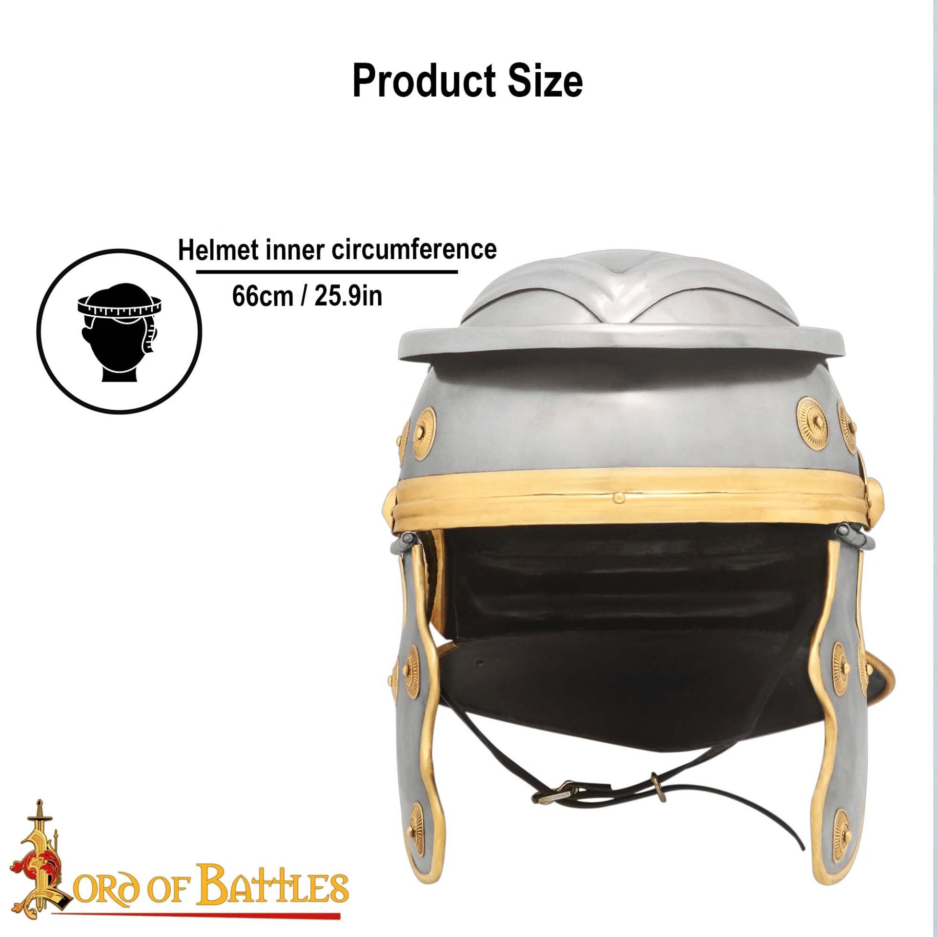 Imagen única de: Casco de Acero de Legionario del Antiguo Imperio Romano