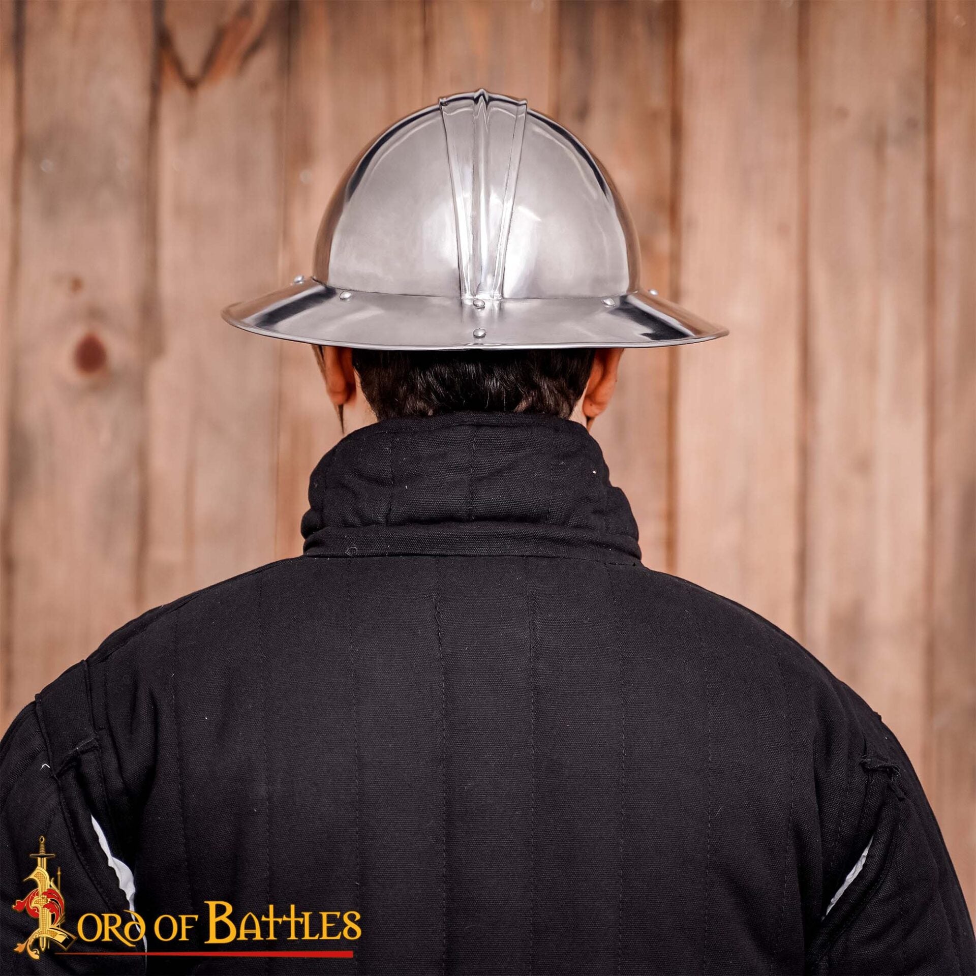 Sombrero Medieval de Infantería de Acero Calibre 18 / Sombrero de Guerra - Imagen 7