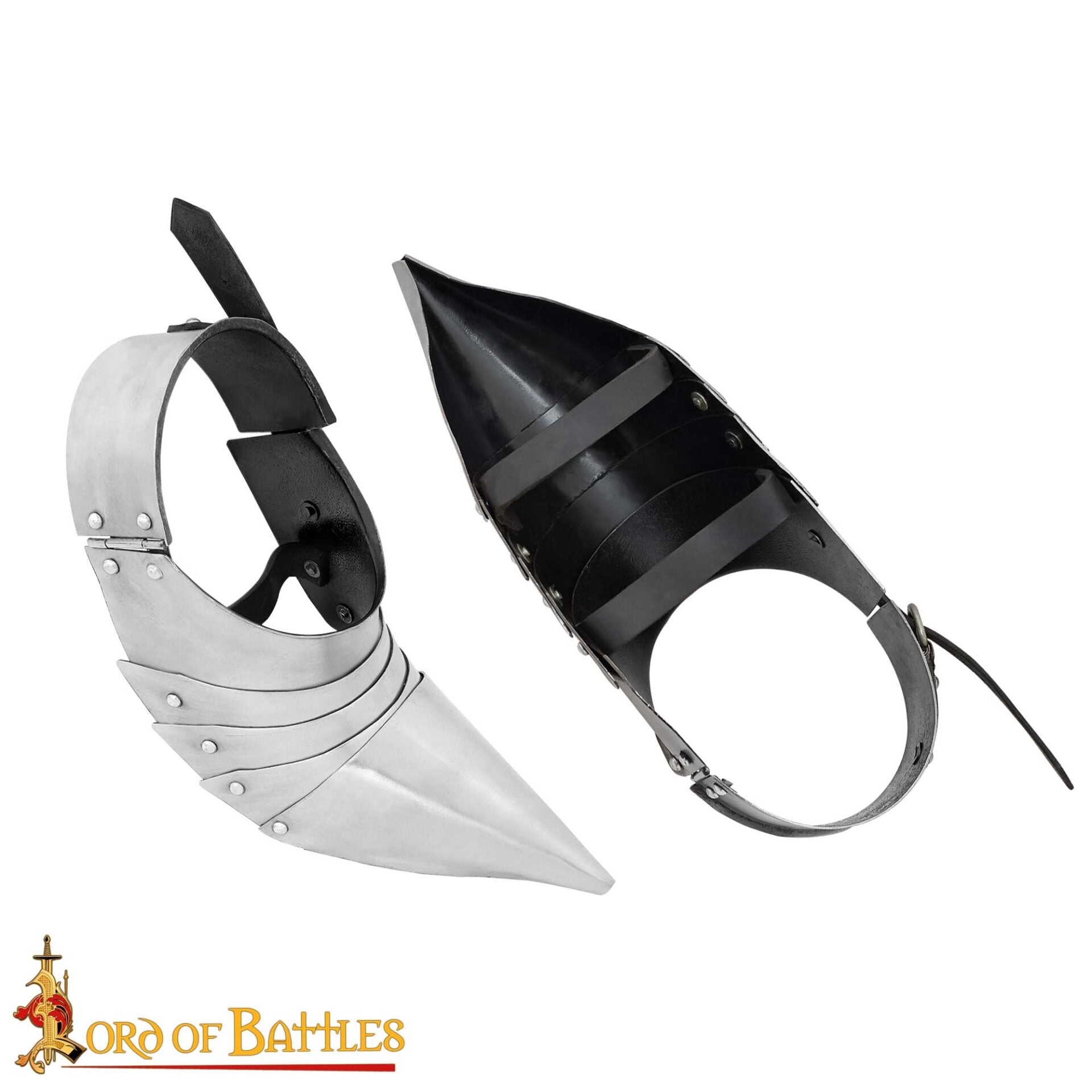 Imagen única de: Armadura de Pie de Caballero Sabatón de los Siglos Xiv a Xv