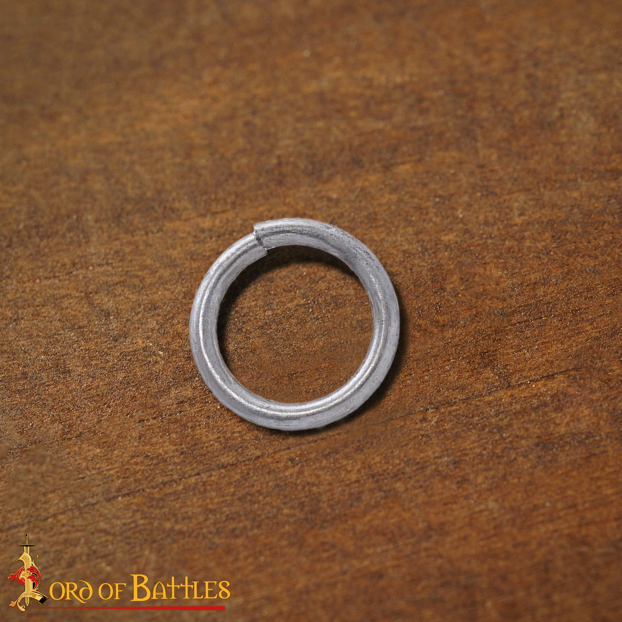 Imagen única de: Anillos Sueltos de Acero - Anillo Conificado de 9 Mm - Calibre 16, Acabado Natural - 1kgs - Ideal para Bricolaje y Reparaciones de Cota de Malla