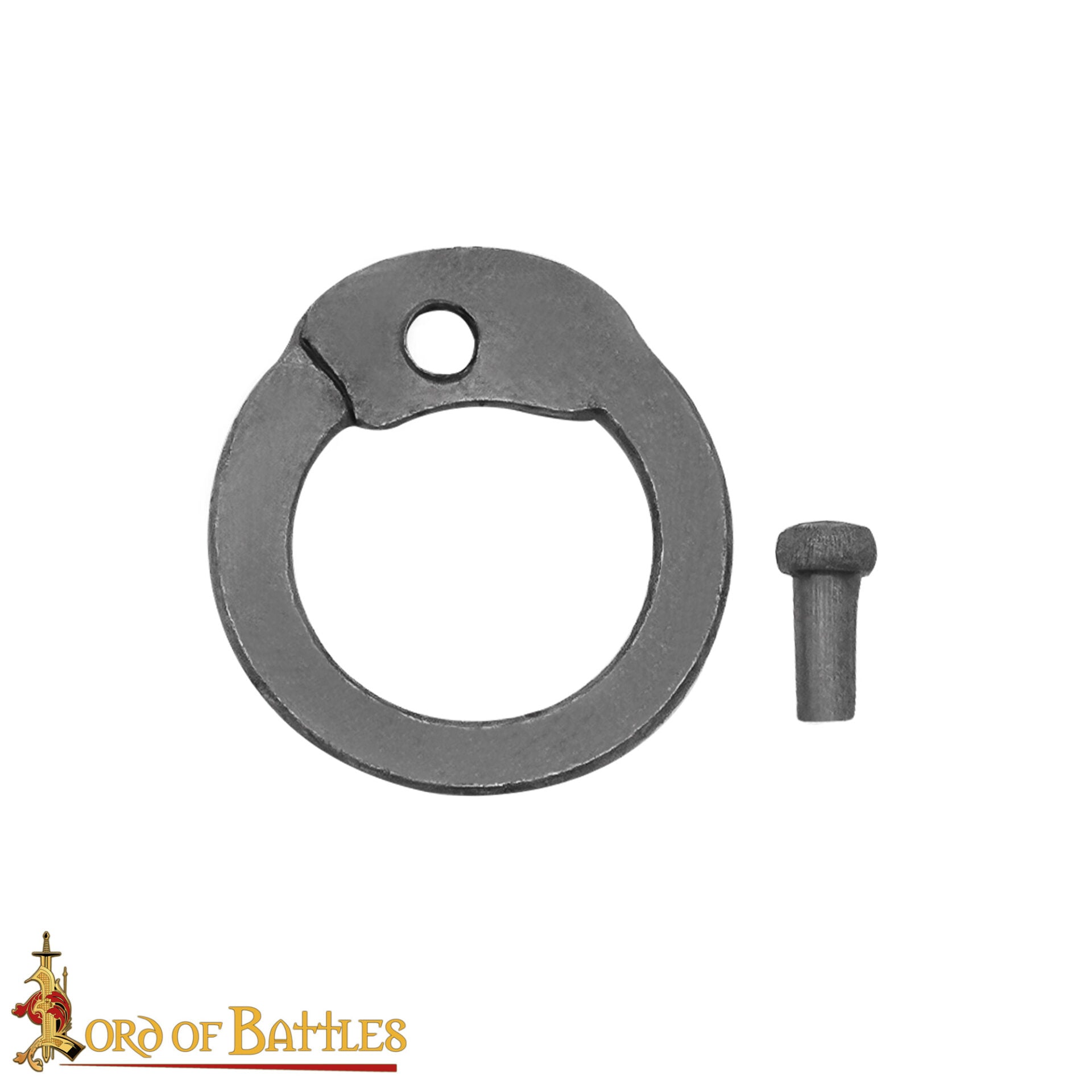 Imagen única de: Anillas Planas de Acero - Anilla Plana de 7mm - Calibre 18, Acabado Natural - 1kgs - Ideal para Reparaciones y Bricolaje de Cota de Malla