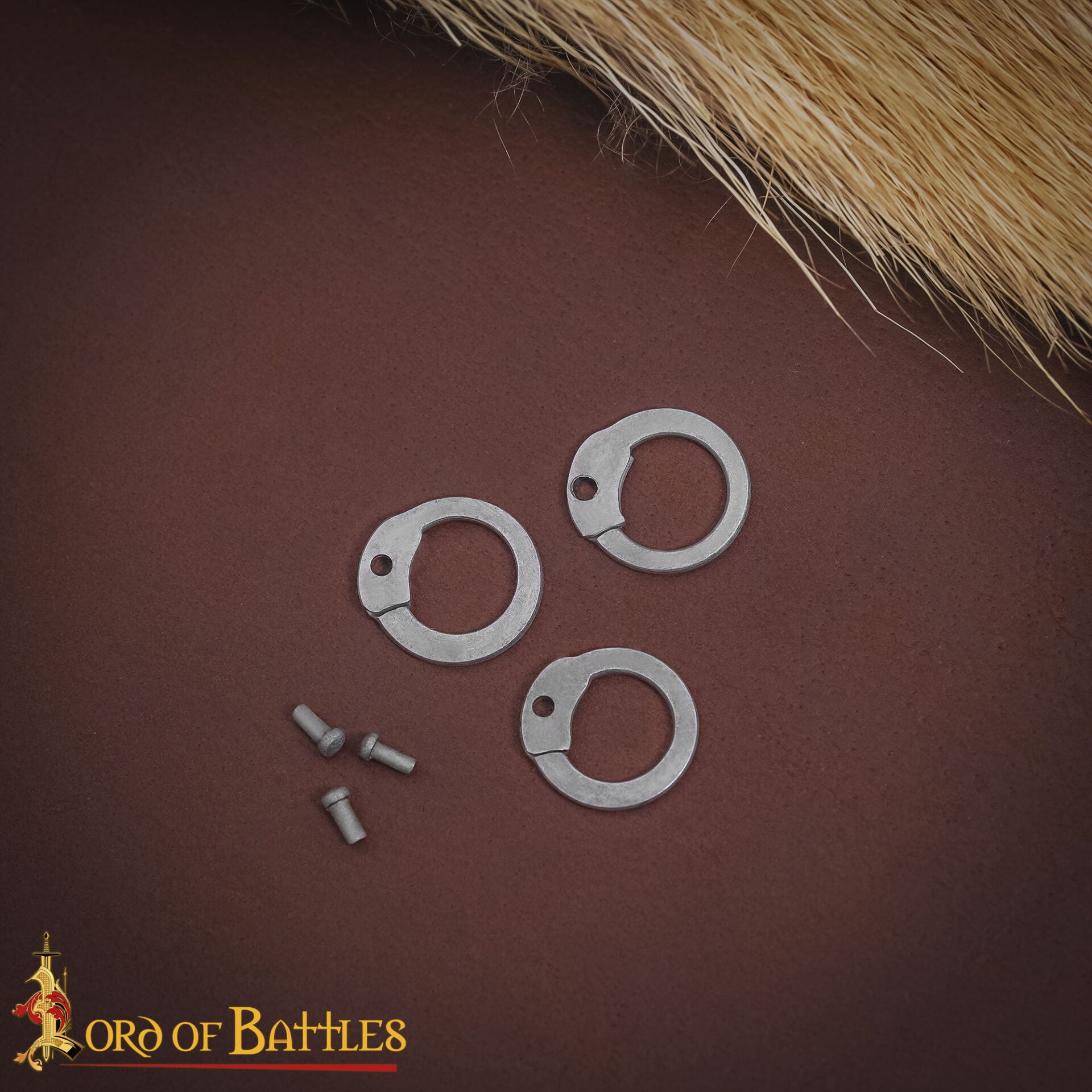 Imagen única de: Anillas Planas de Acero - Anilla Plana de 7mm - Calibre 18, Acabado Natural - 1kgs - Ideal para Reparaciones y Bricolaje de Cota de Malla