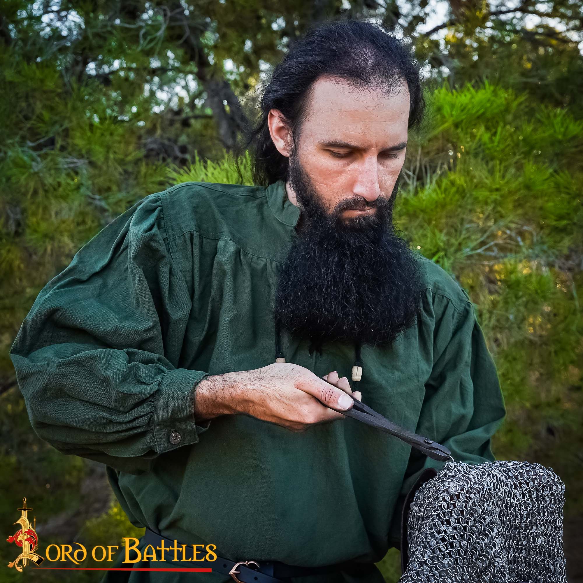 Imagen única de: Remachadora Redonda de Acero Forjado a Mano para Anillas de Correo de 6 Mm y Calibre 18