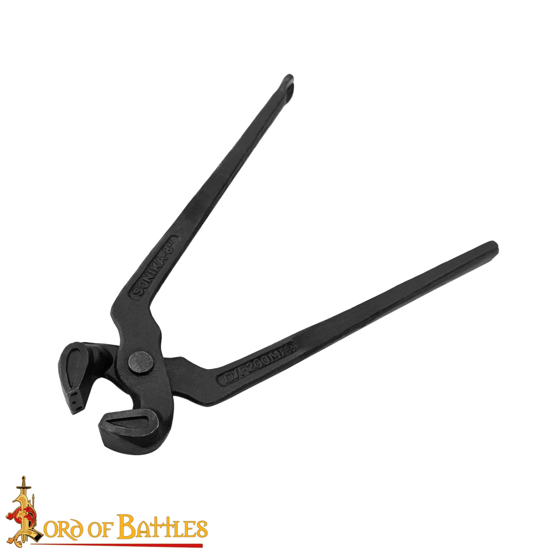 Imagen única de: Herramienta de Remachado de Cuña - Alicates de Acero Negro de 8 Pulgadas para Anillos de Cota de Malla de 9 Mm - Herramienta de Remachado de Ensamblaje de Cota de Malla Auténtica