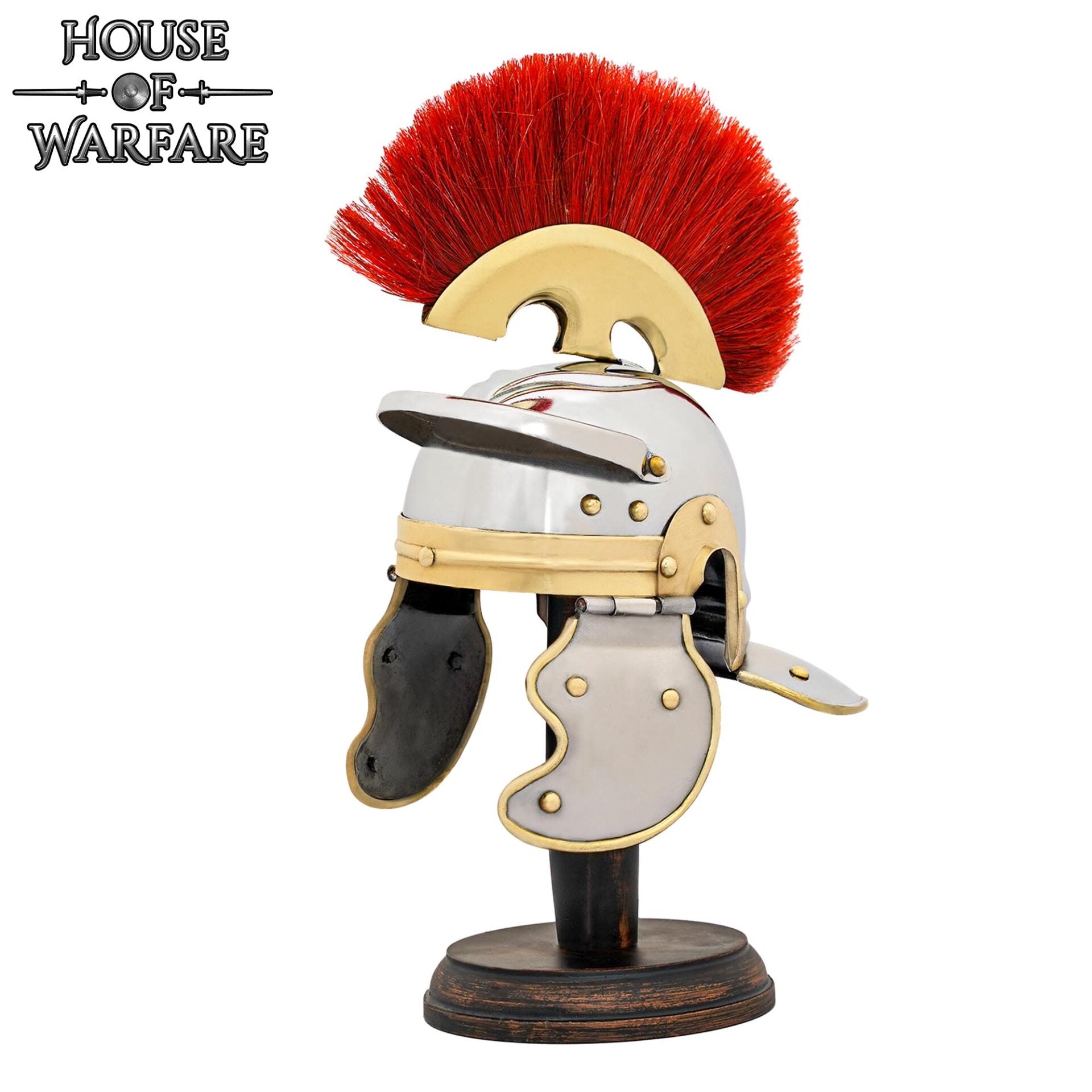 Mini Yelmo Legionario Romano con Expositor de Madera - Imagen 4
