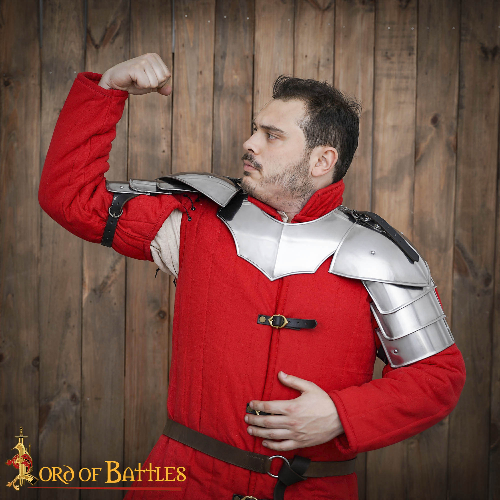 Imagen única de: Medieval Fantasy Soldado Pauldrons