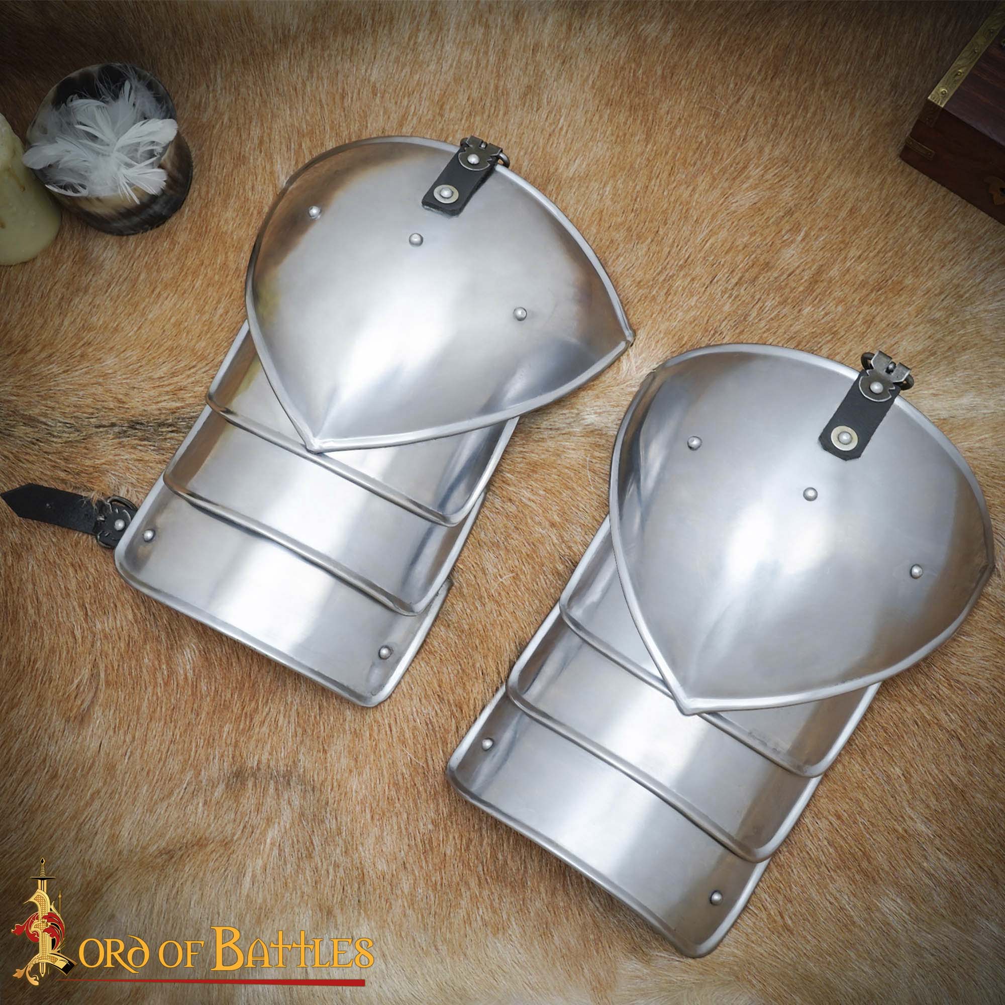 Imagen única de: Medieval Fantasy Soldado Pauldrons