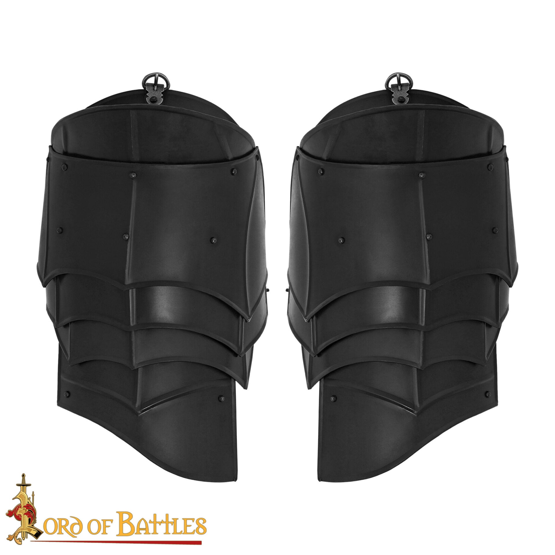 Imagen única de: Medieval Fantasy Steel Pauldrons With Blade Breakers - Discontinued